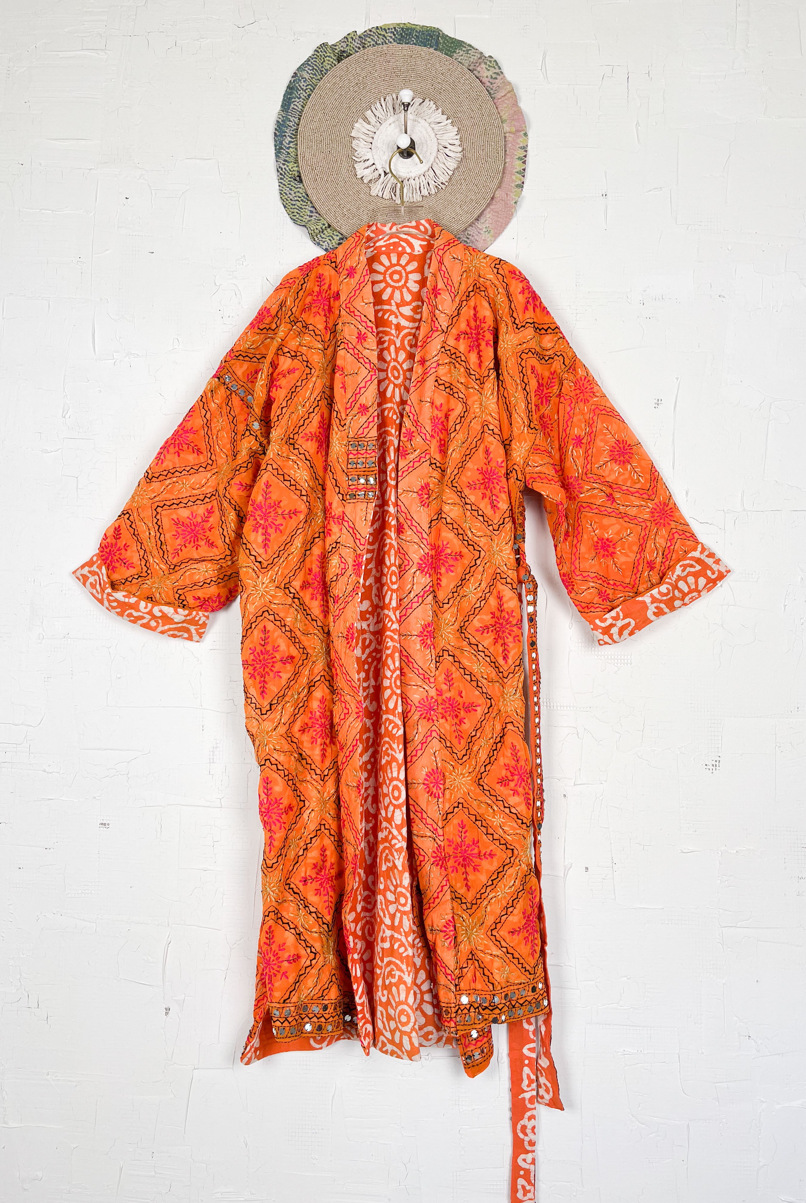 Bohemian kimono robe - Love Protect Sustain