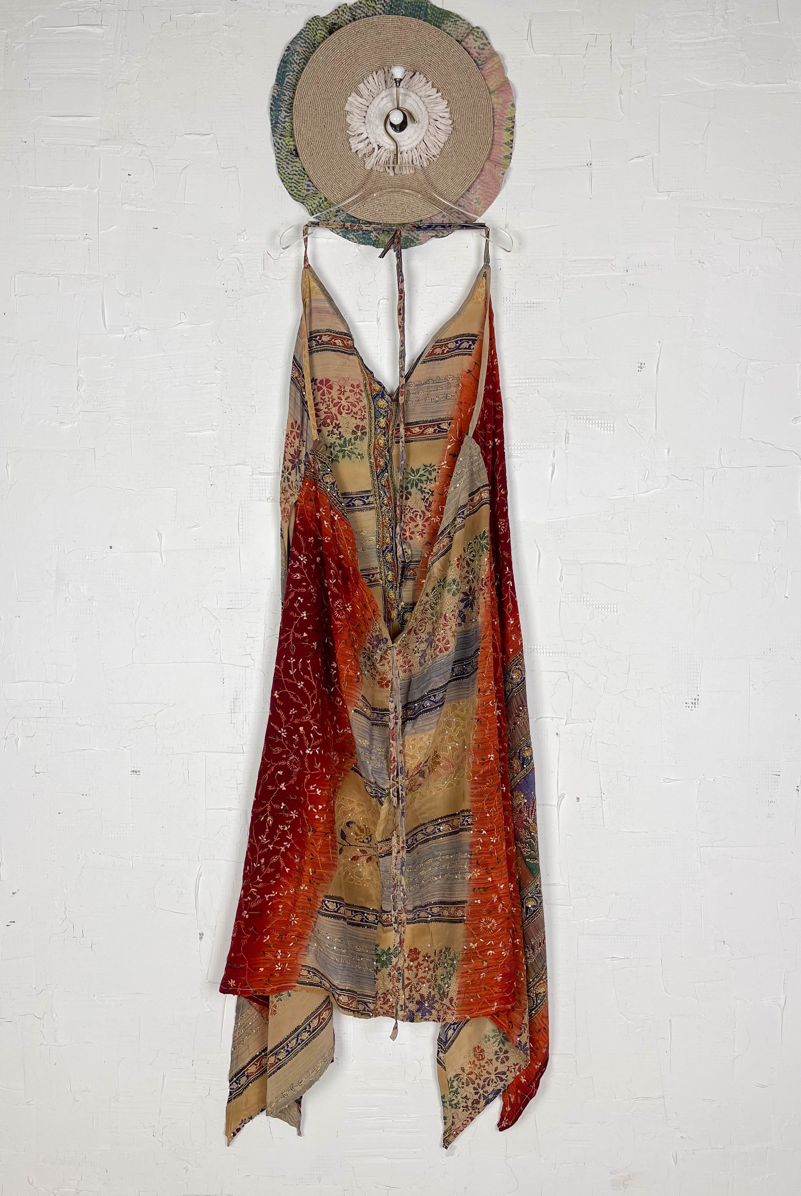 Bohemian silk dress - Love Protect Sustain