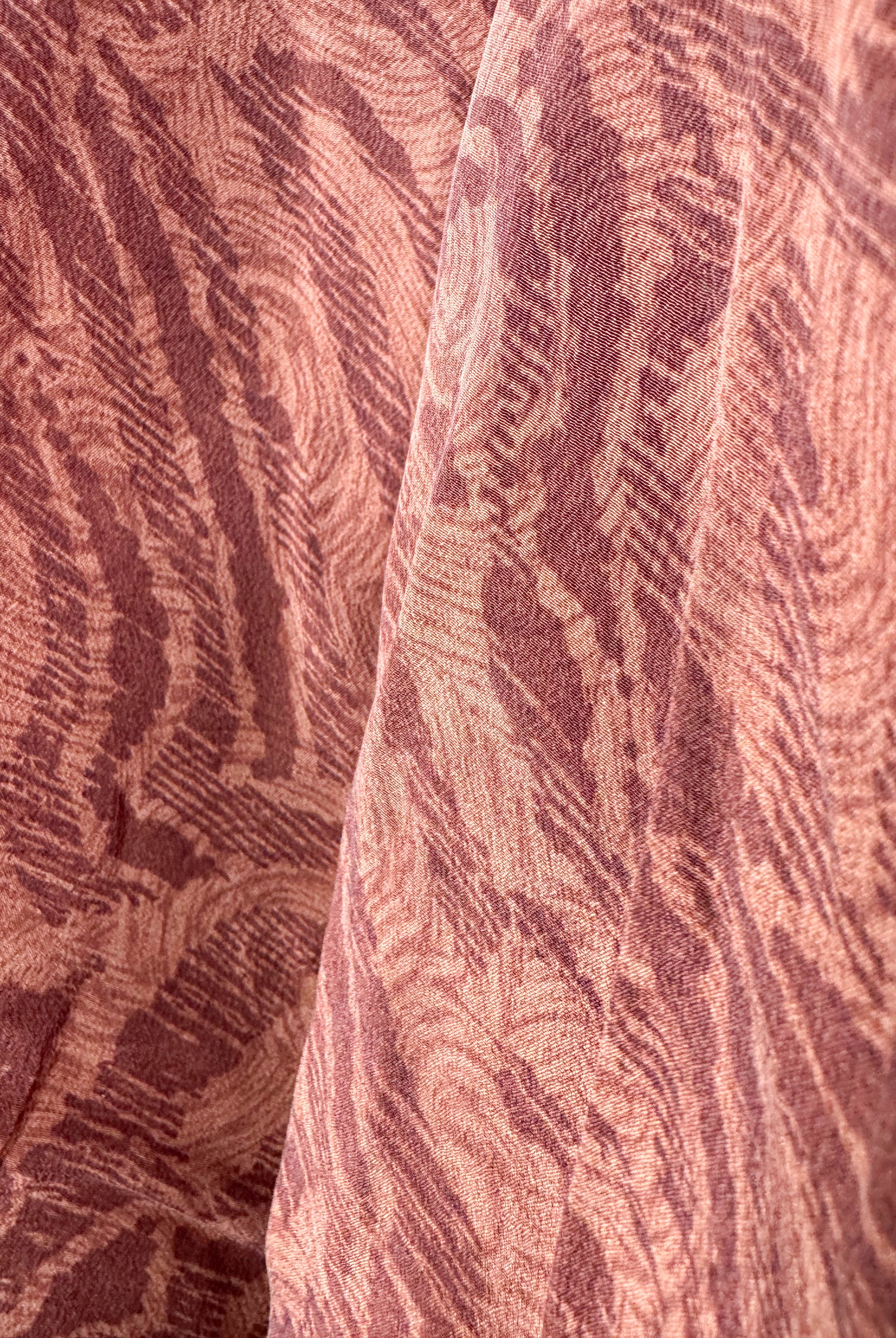 Bohemian silk dress - Love Protect Sustain