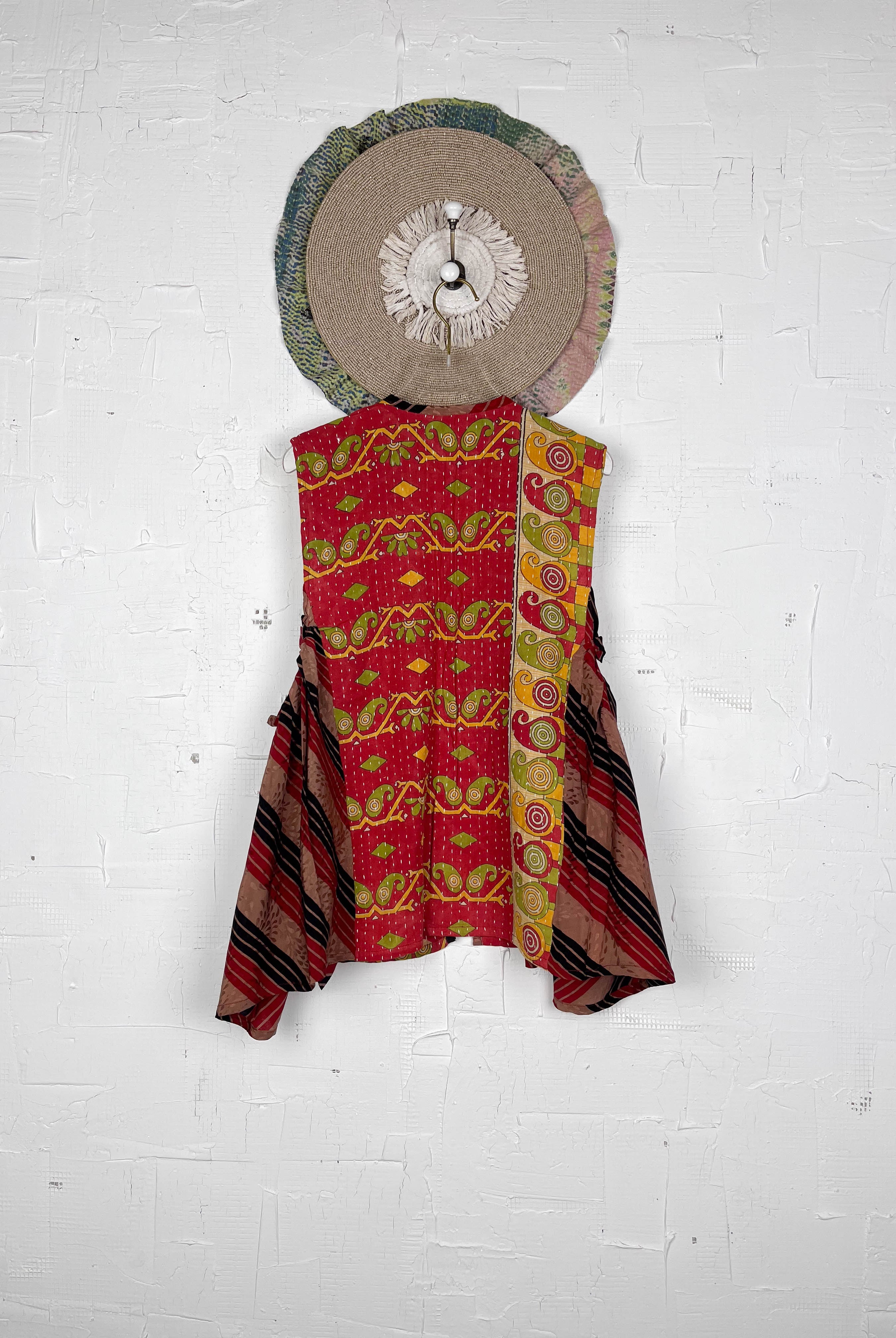 Bohemian silk kantha top - Love Protect Sustain