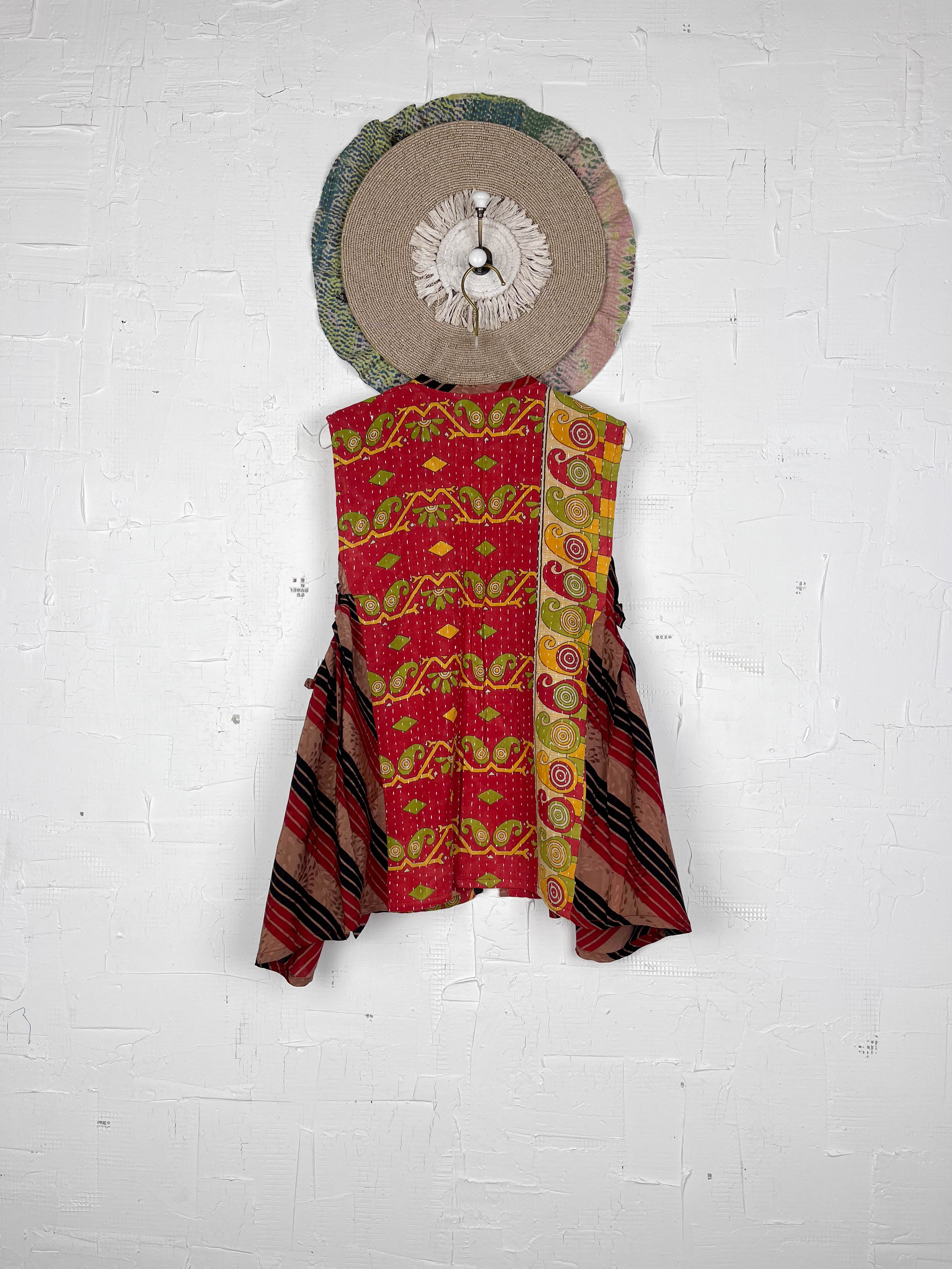 Bohemian silk kantha top - Love Protect Sustain