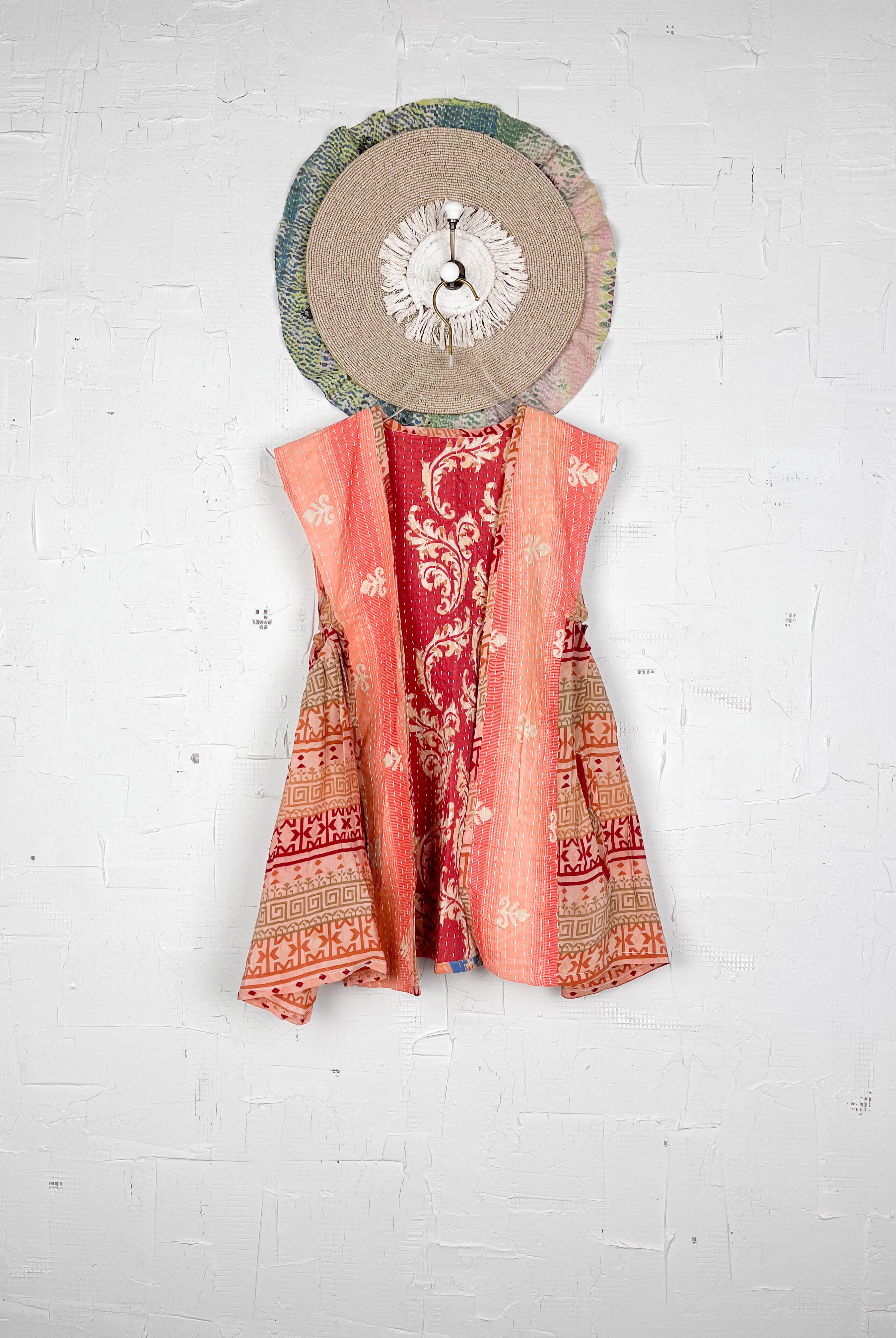 Bohemian silk kantha top - Love Protect Sustain