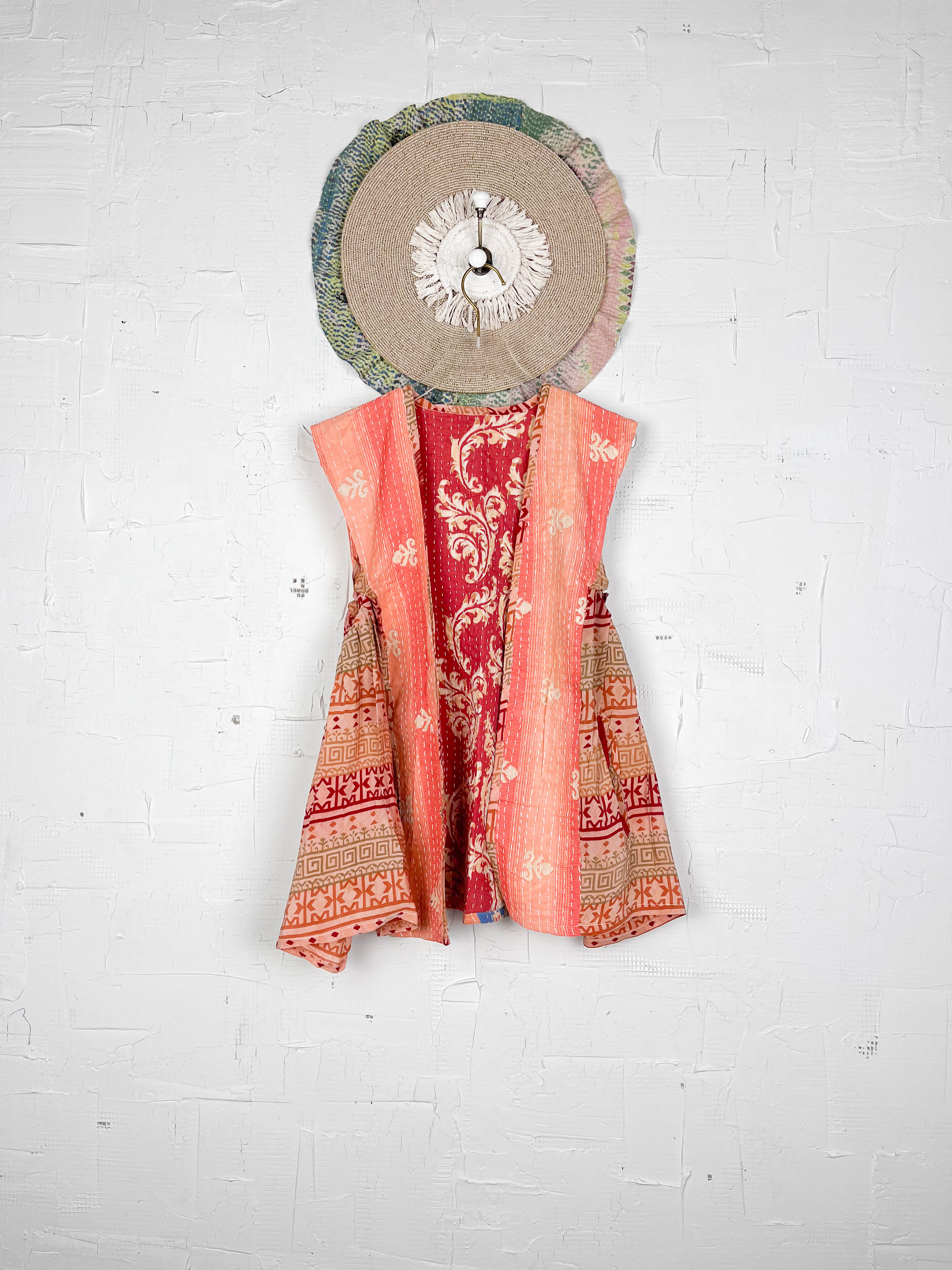 Bohemian silk kantha top - Love Protect Sustain