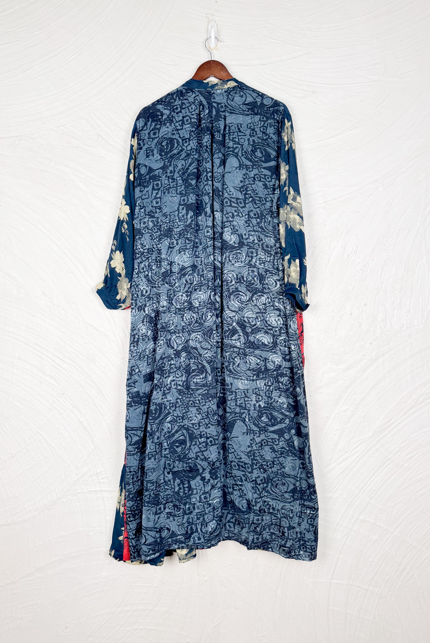 Bohemian silk long dress - Love Protect Sustain