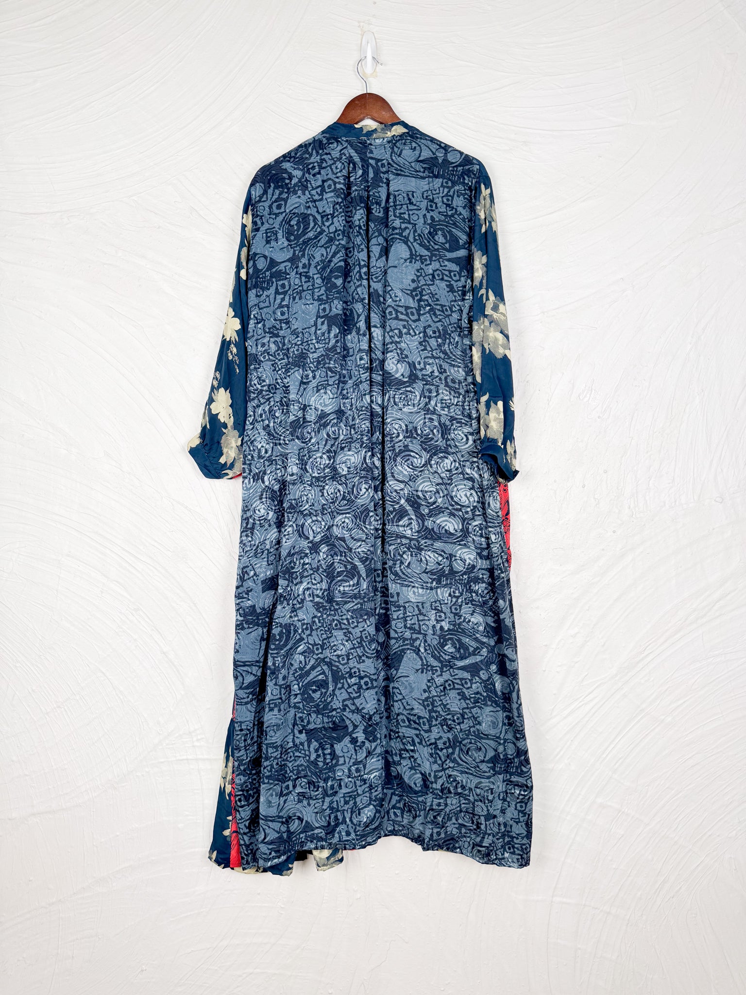 Bohemian silk long dress - Love Protect Sustain