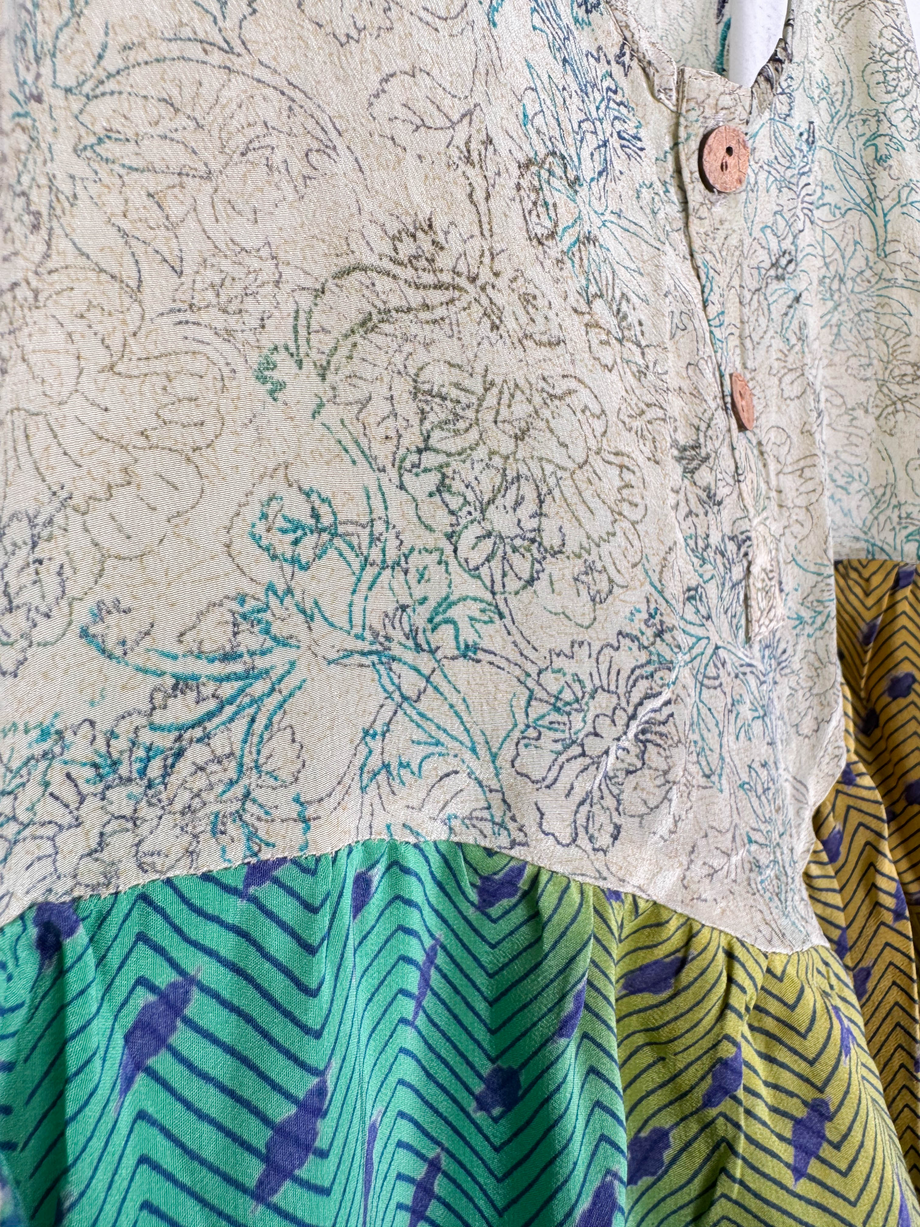 Bohemian silk vest - Love Protect Sustain