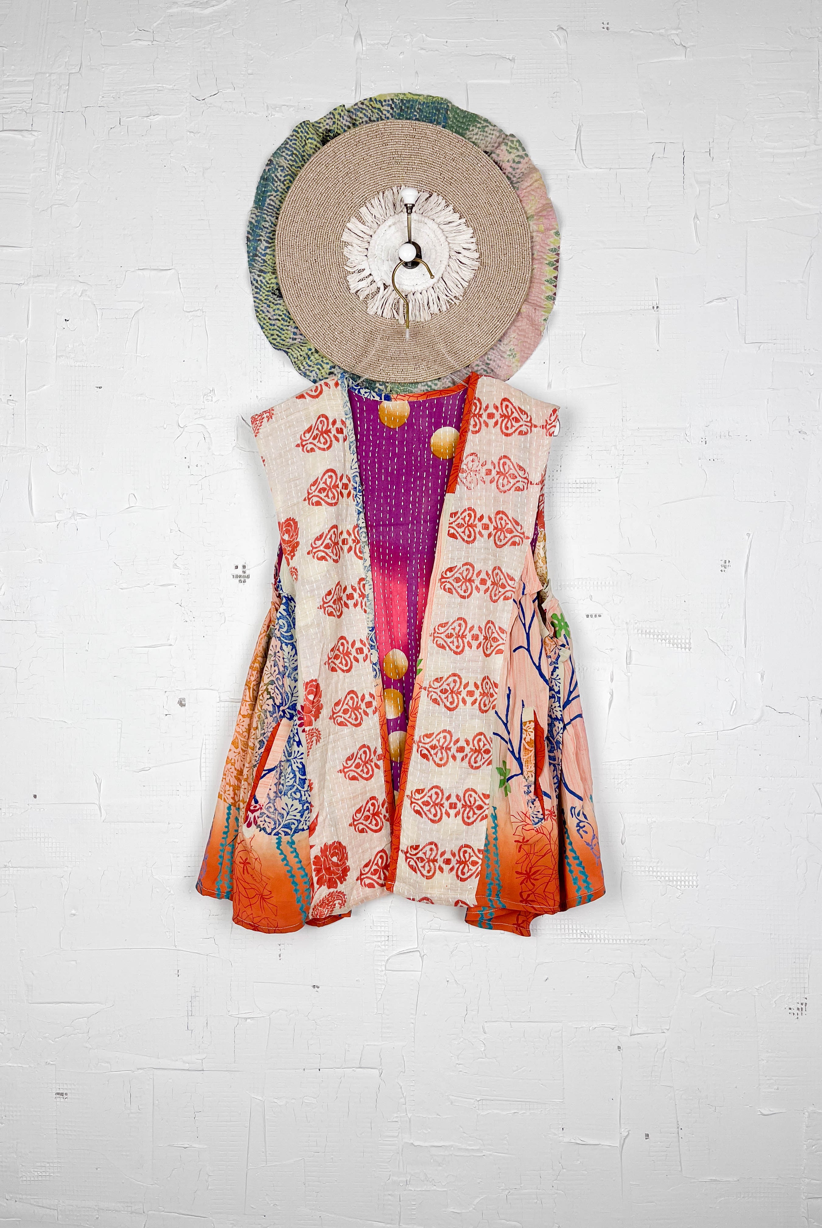 Bohemian silk vest - Love Protect Sustain