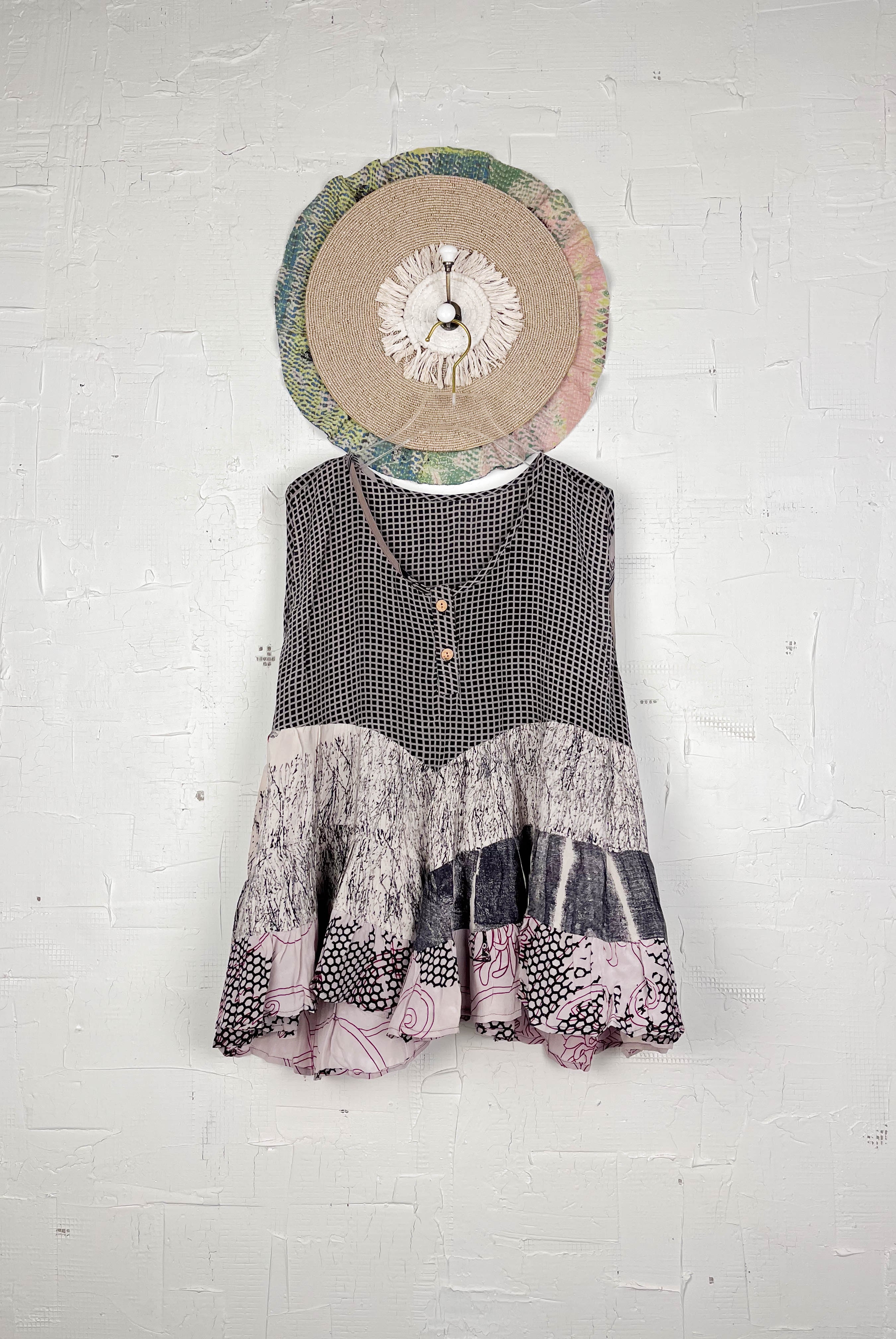 Bohemian silk vest - Love Protect Sustain