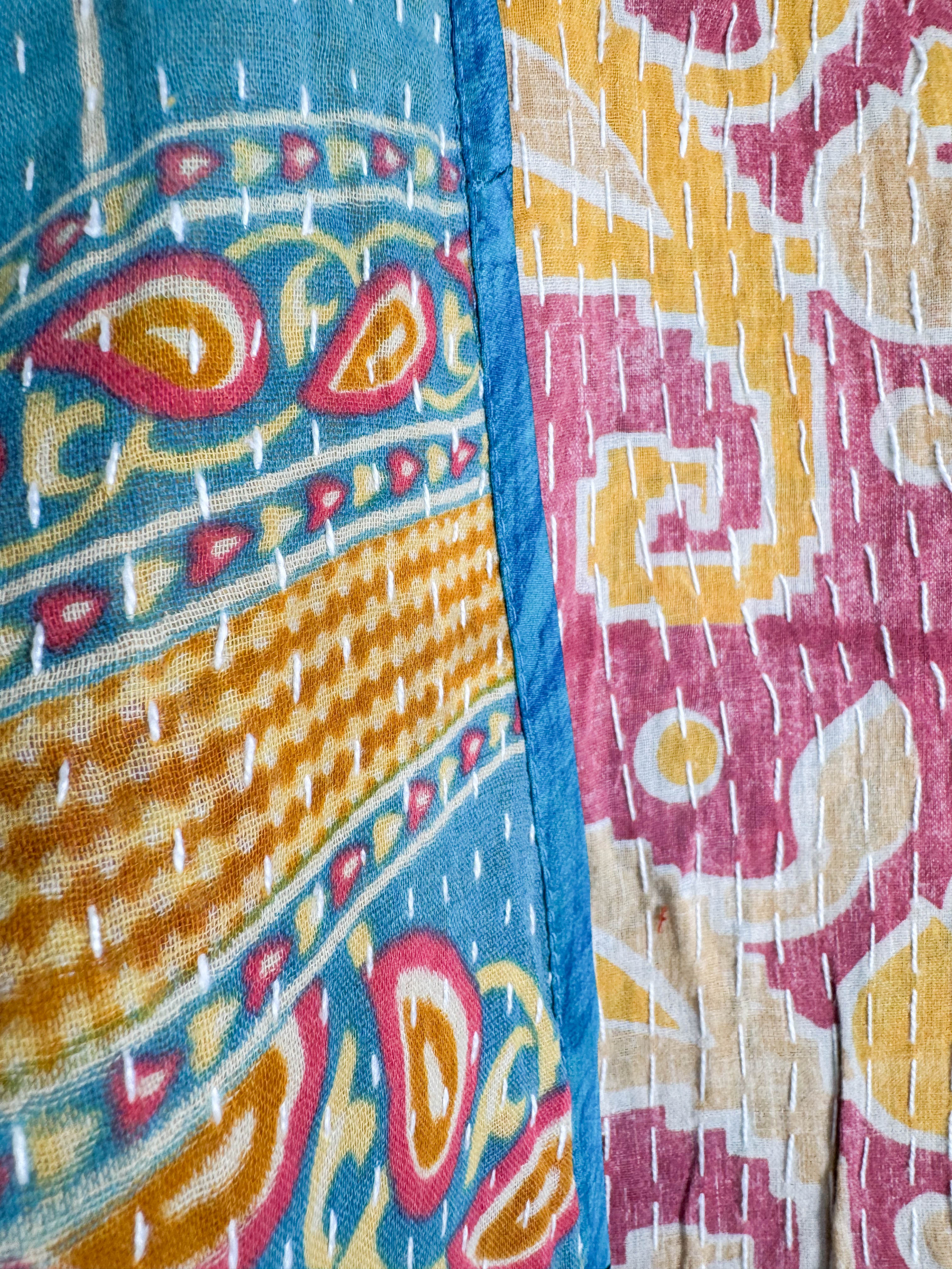 Bohemian silk vest - Love Protect Sustain