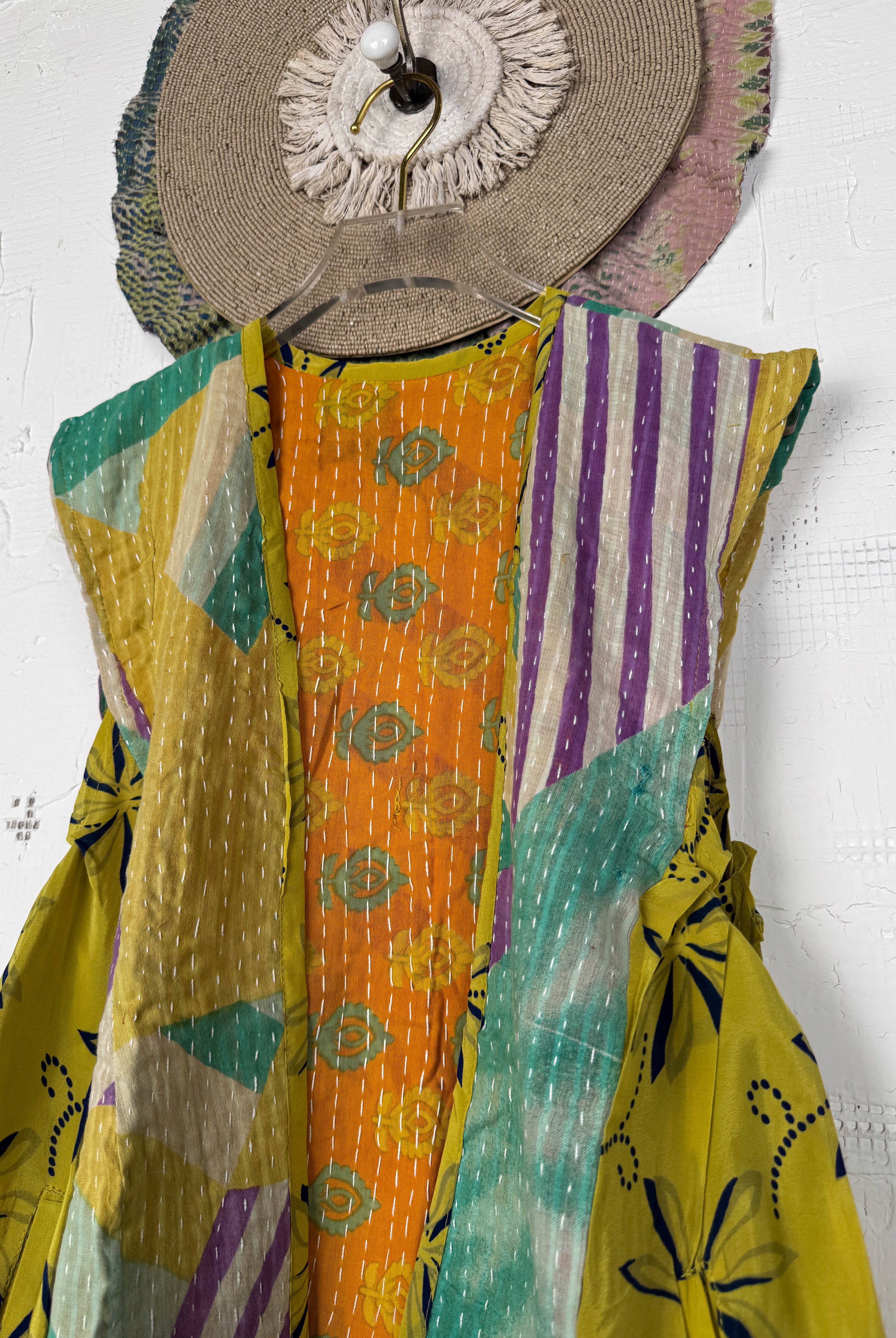 Bohemian silk vest - Love Protect Sustain