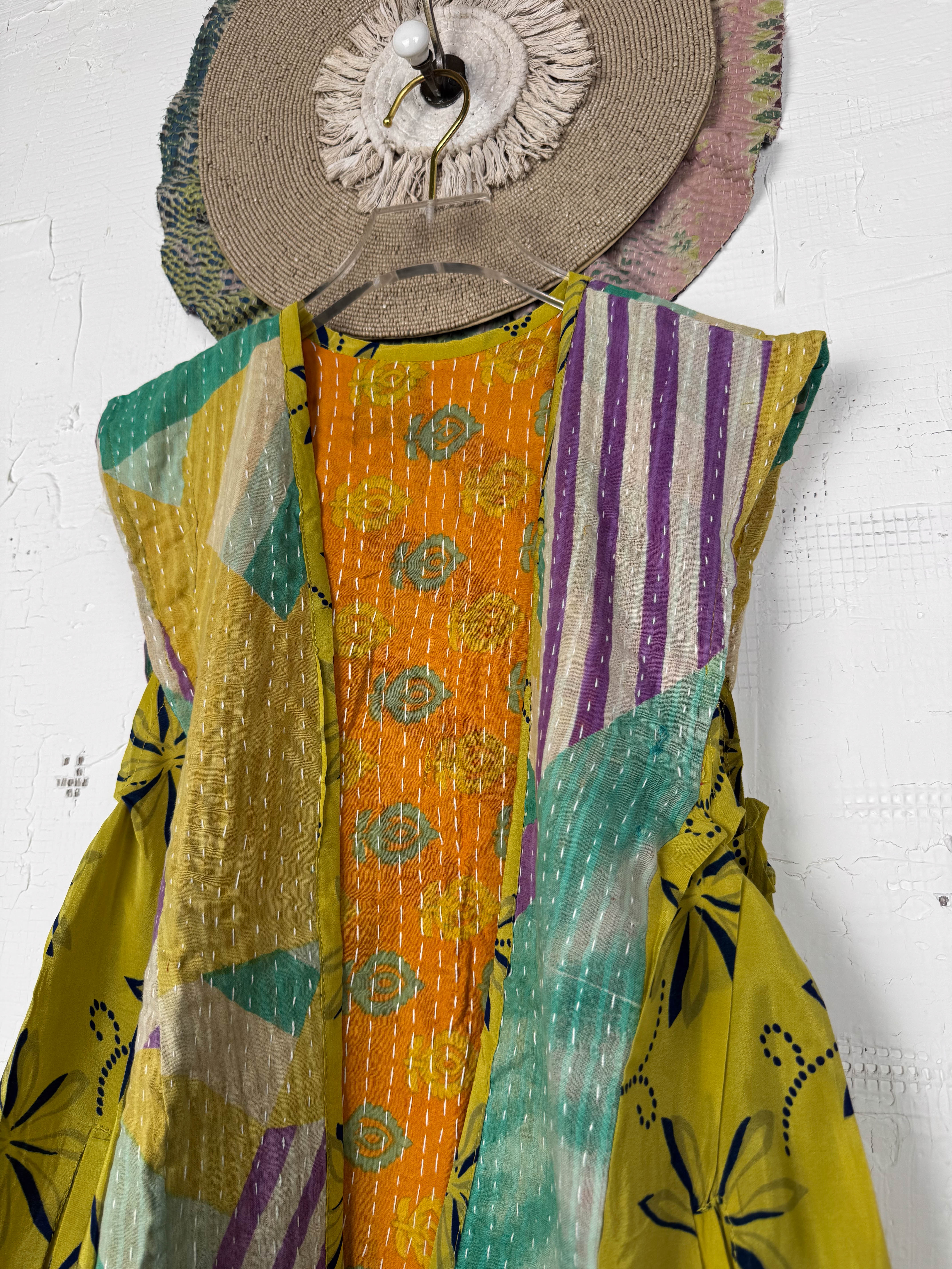 Bohemian silk vest - Love Protect Sustain