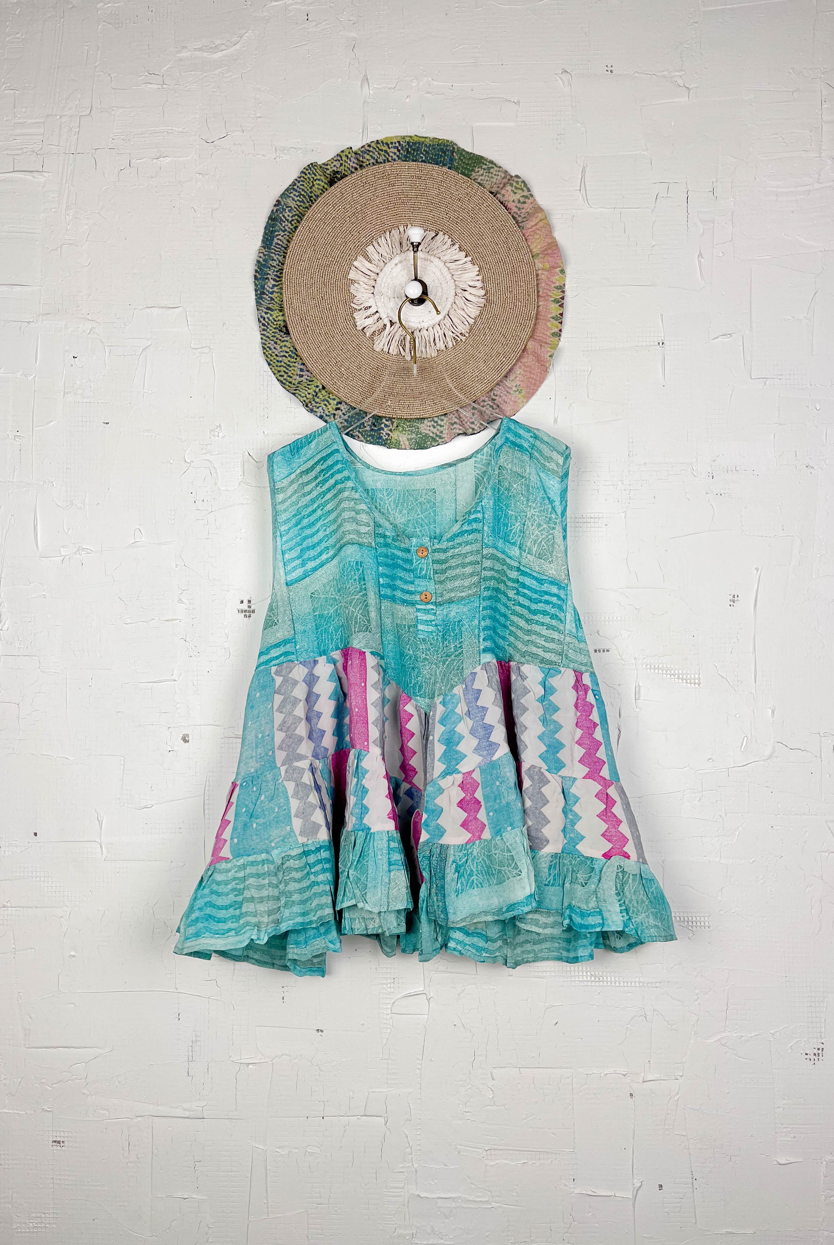 Bohemian silk vest - Love Protect Sustain