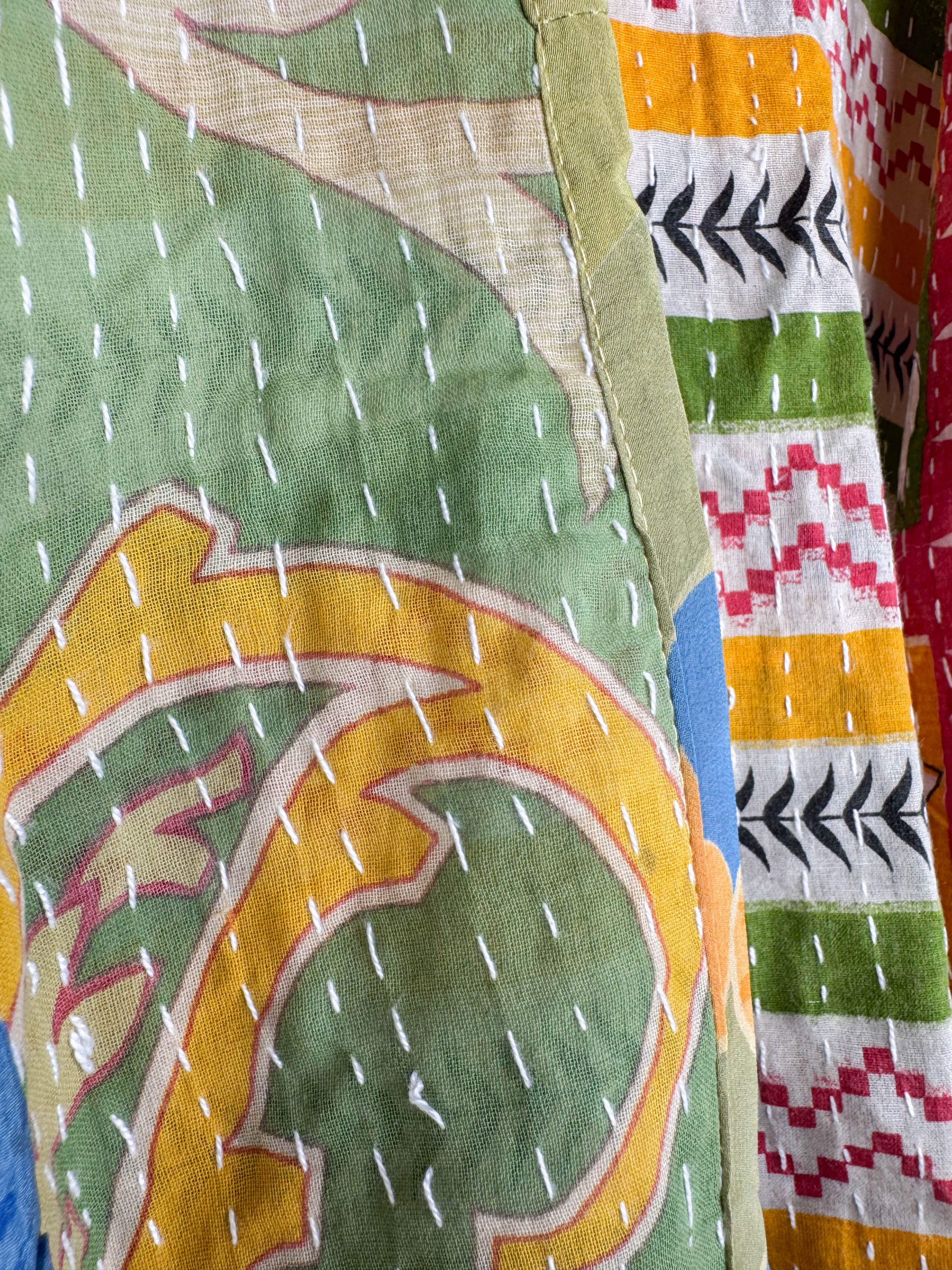 Bohemian silk vest - Love Protect Sustain