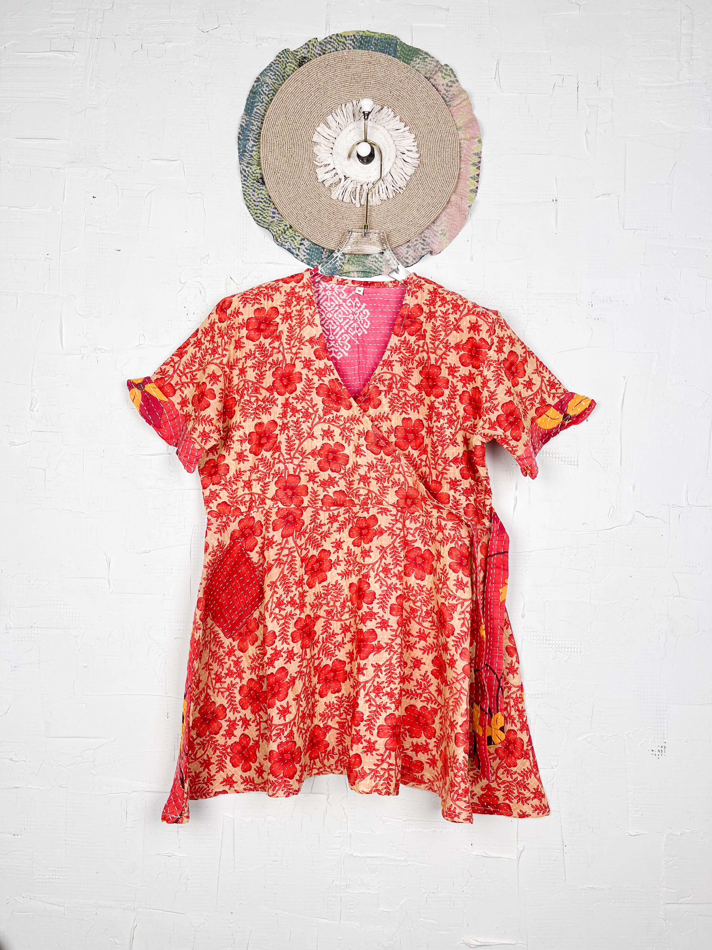 Bohemian wrap dress - Love Protect Sustain