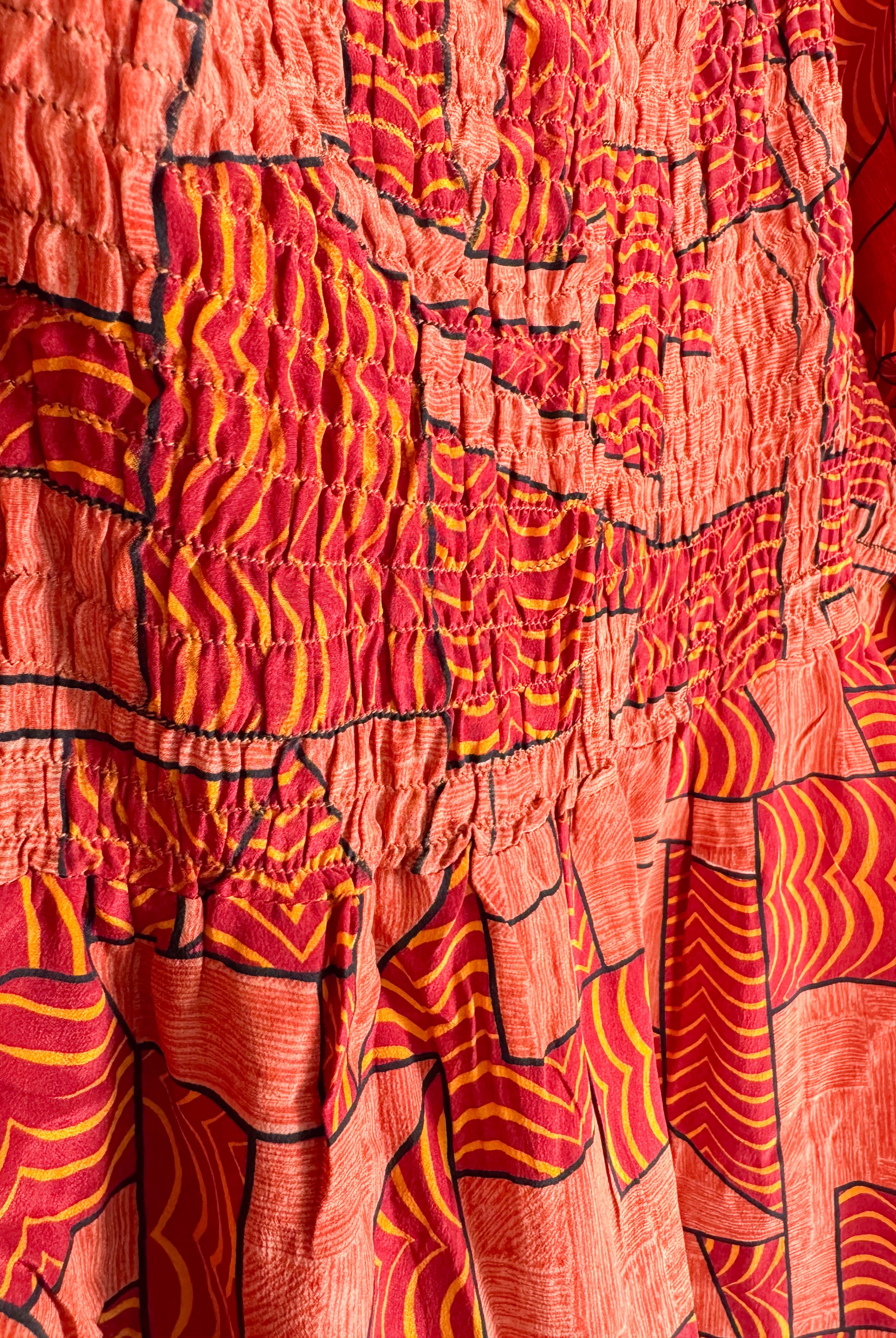 Boho Crepe Dress - Love Protect Sustain