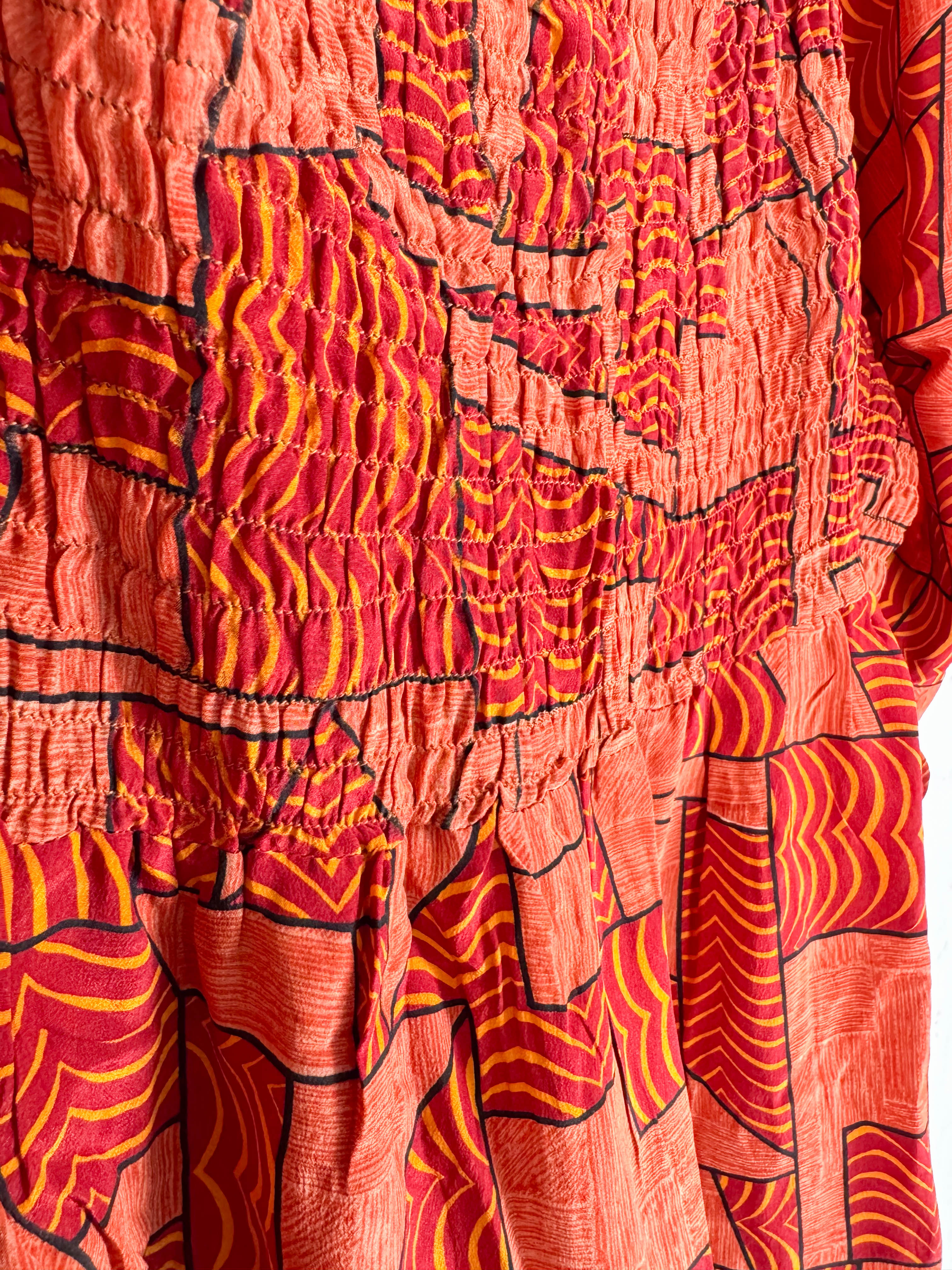 Boho Crepe Dress - Love Protect Sustain