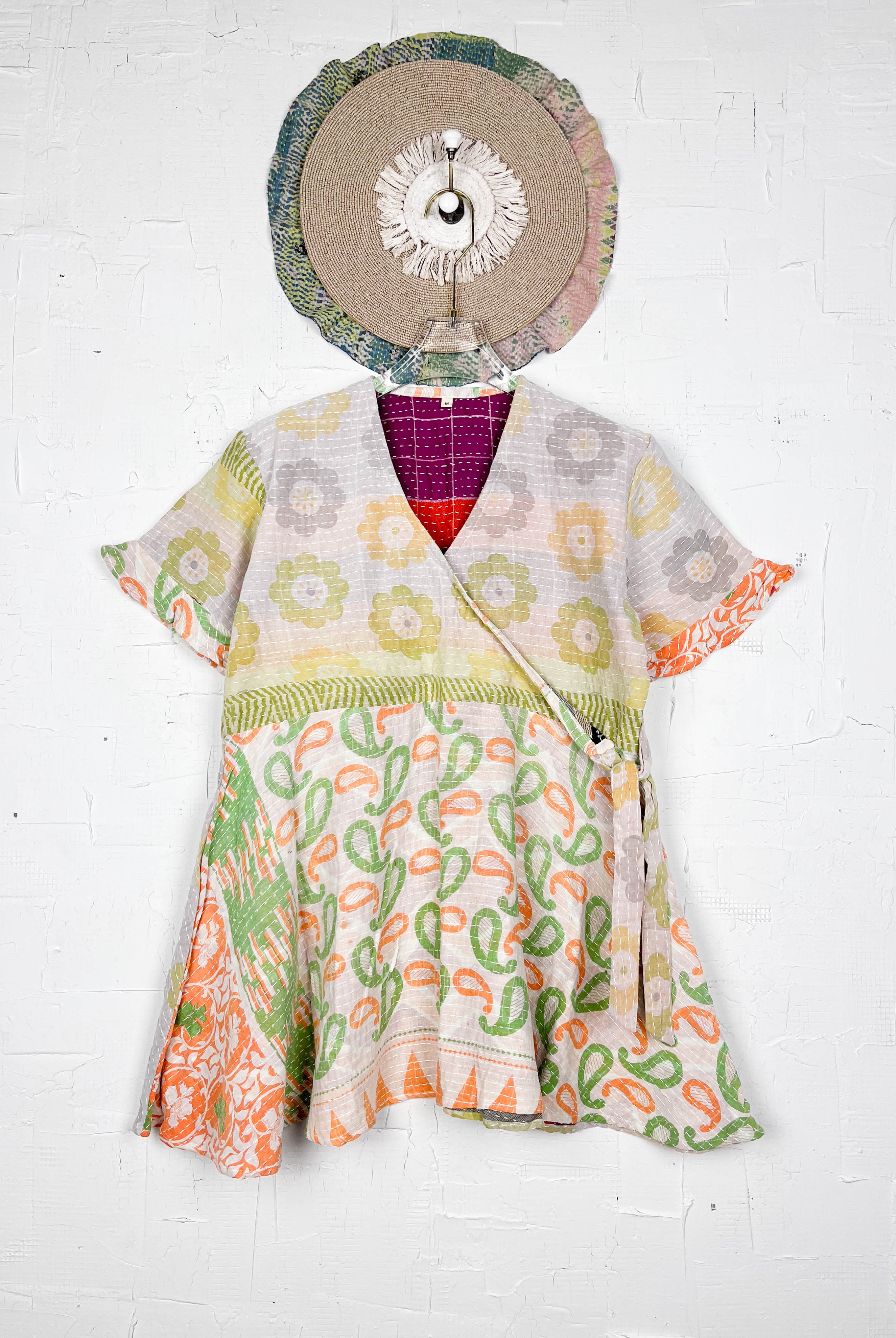 Boho Kantha dress - Love Protect Sustain