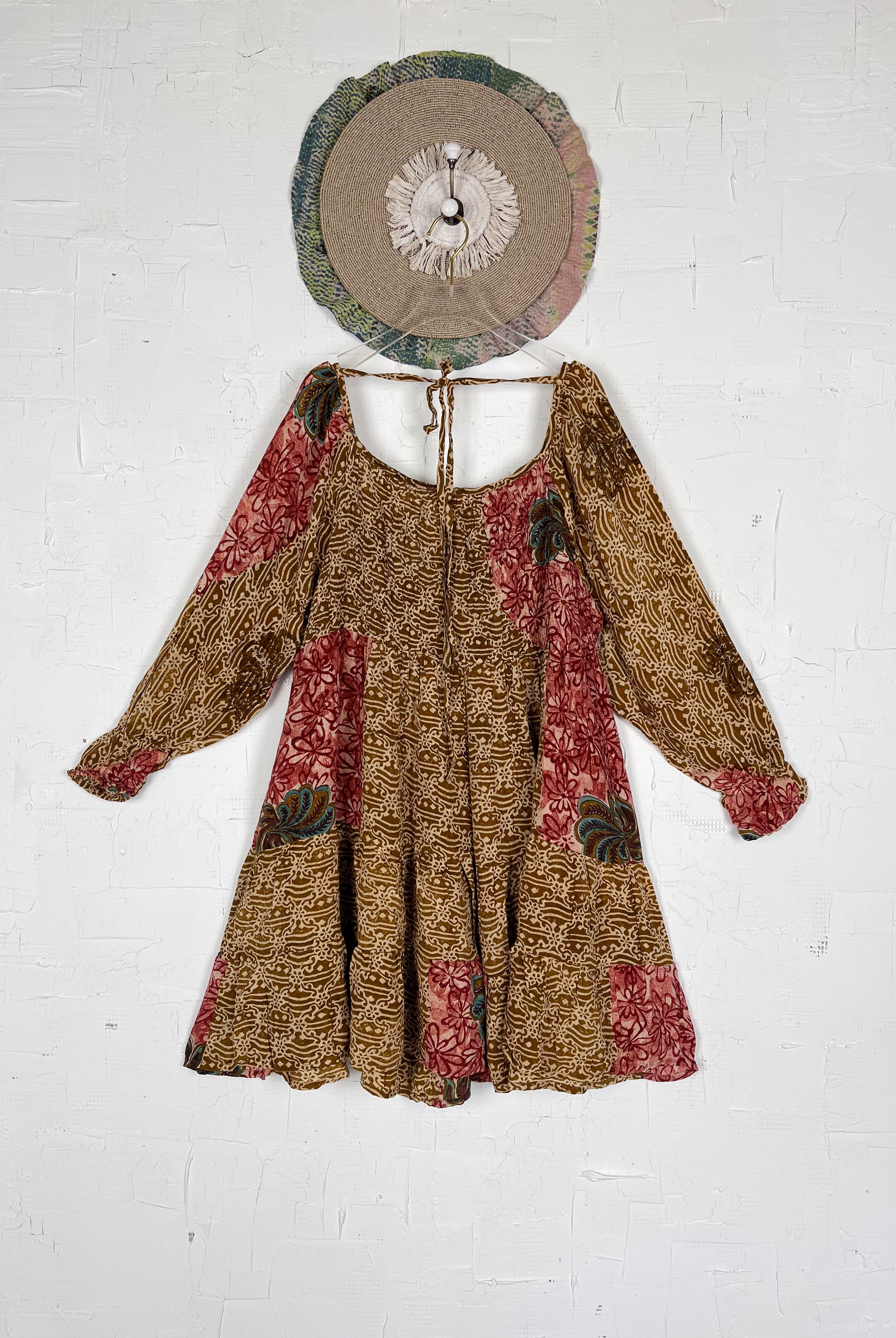 Boho Patchwork dress - Love Protect Sustain