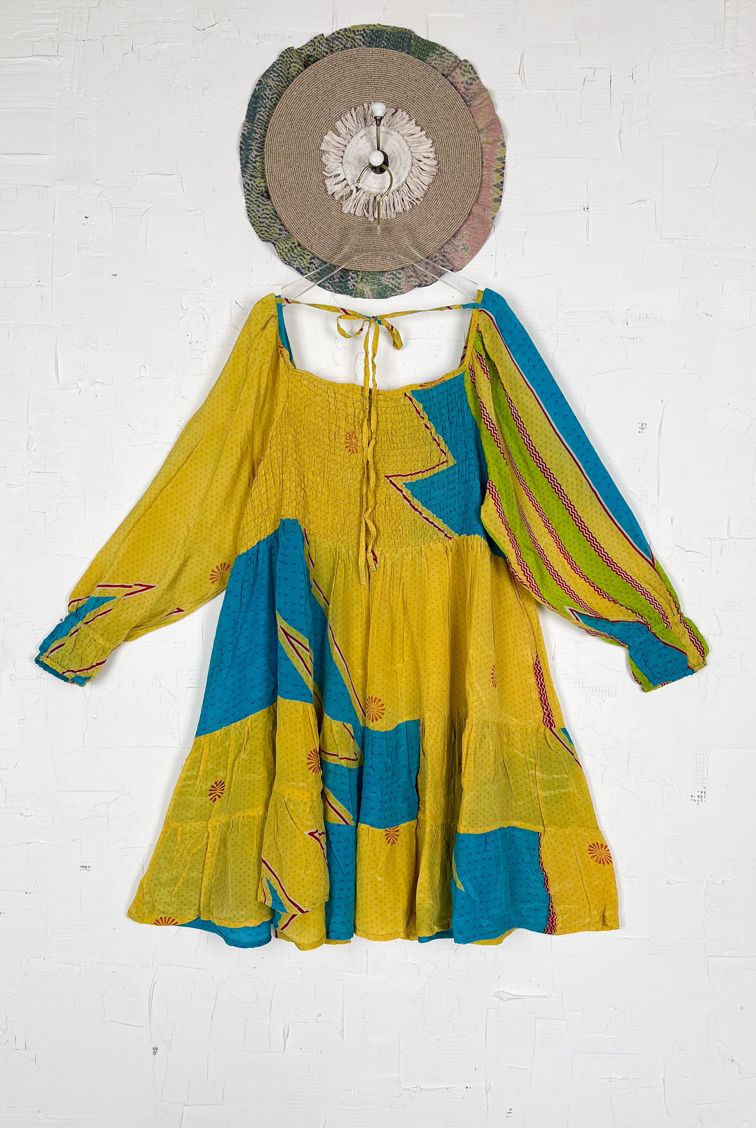 Boho Silk Dress - Love Protect Sustain