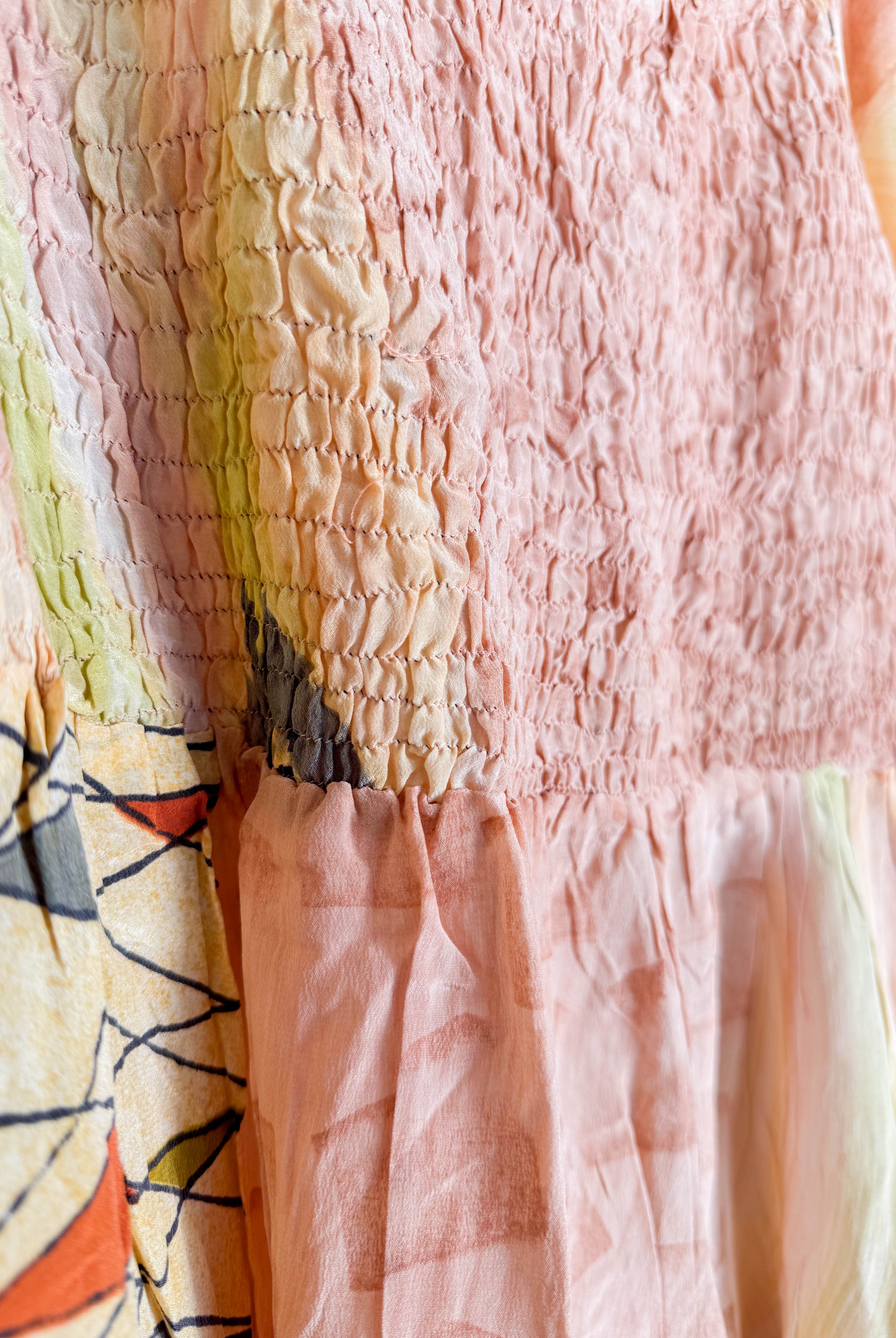 Boho Vintage Dress - Love Protect Sustain