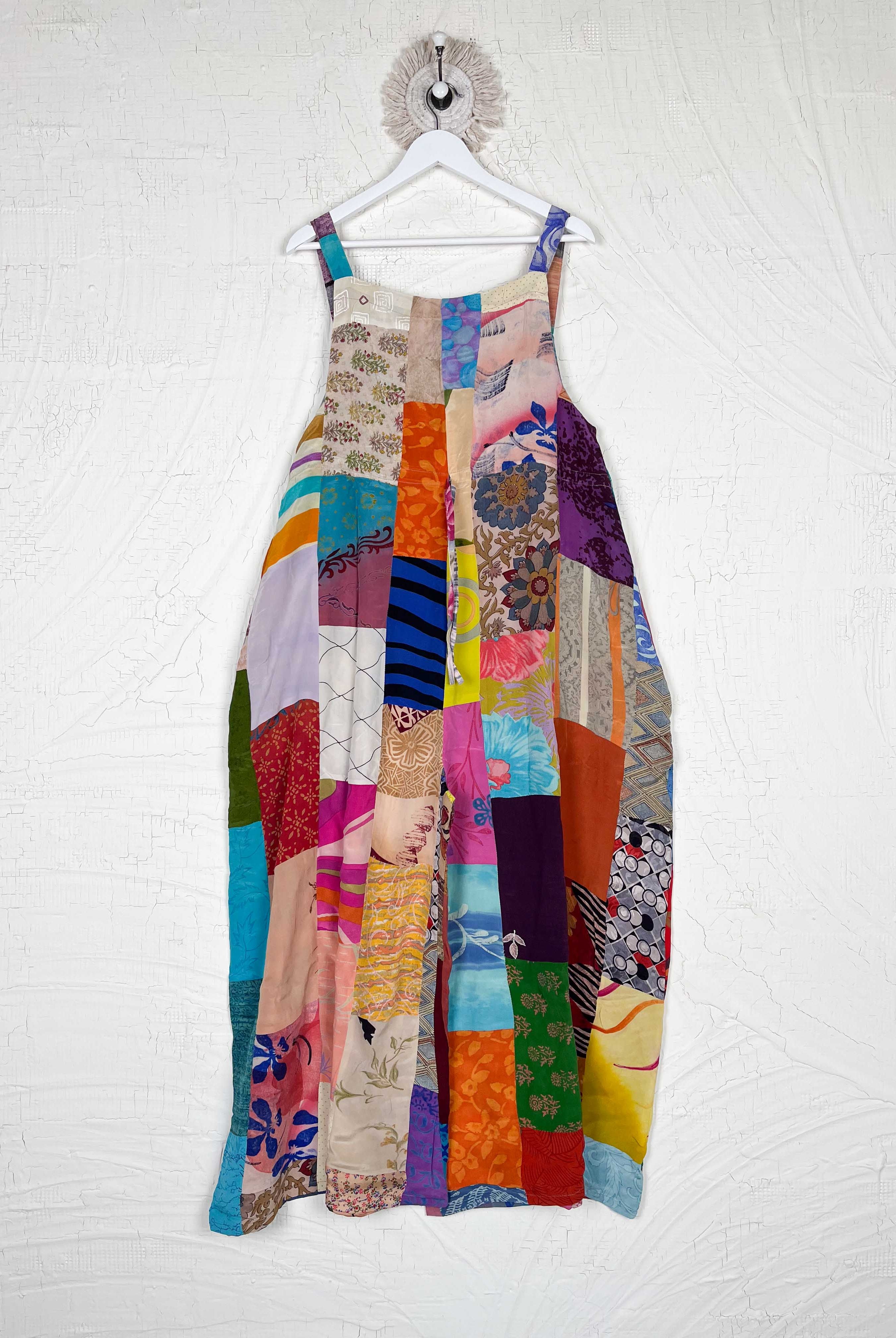 Boho patchwork jumpsuit - Love Protect Sustain