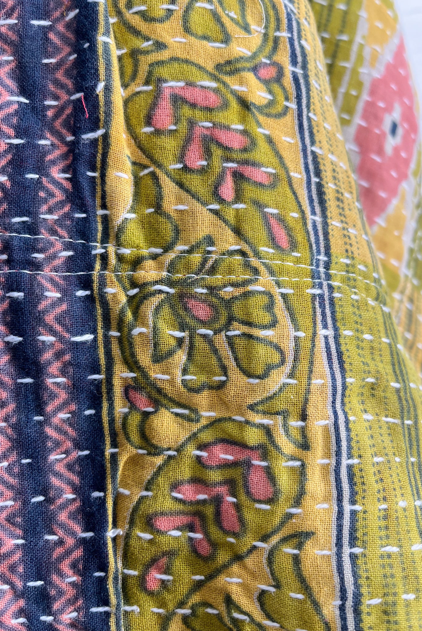 Boho kantha poncho - Love Protect Sustain