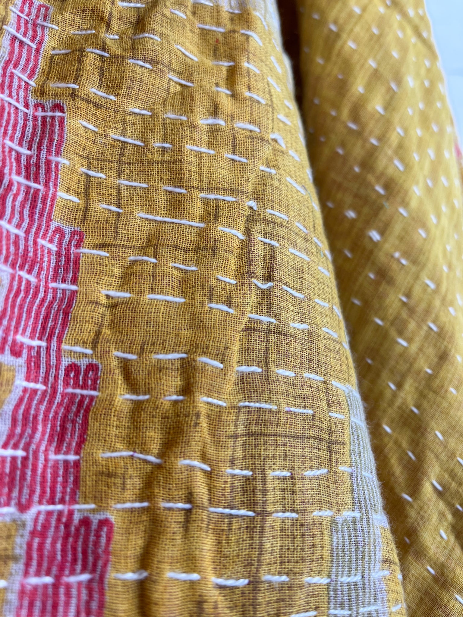 Boho kantha poncho - Love Protect Sustain