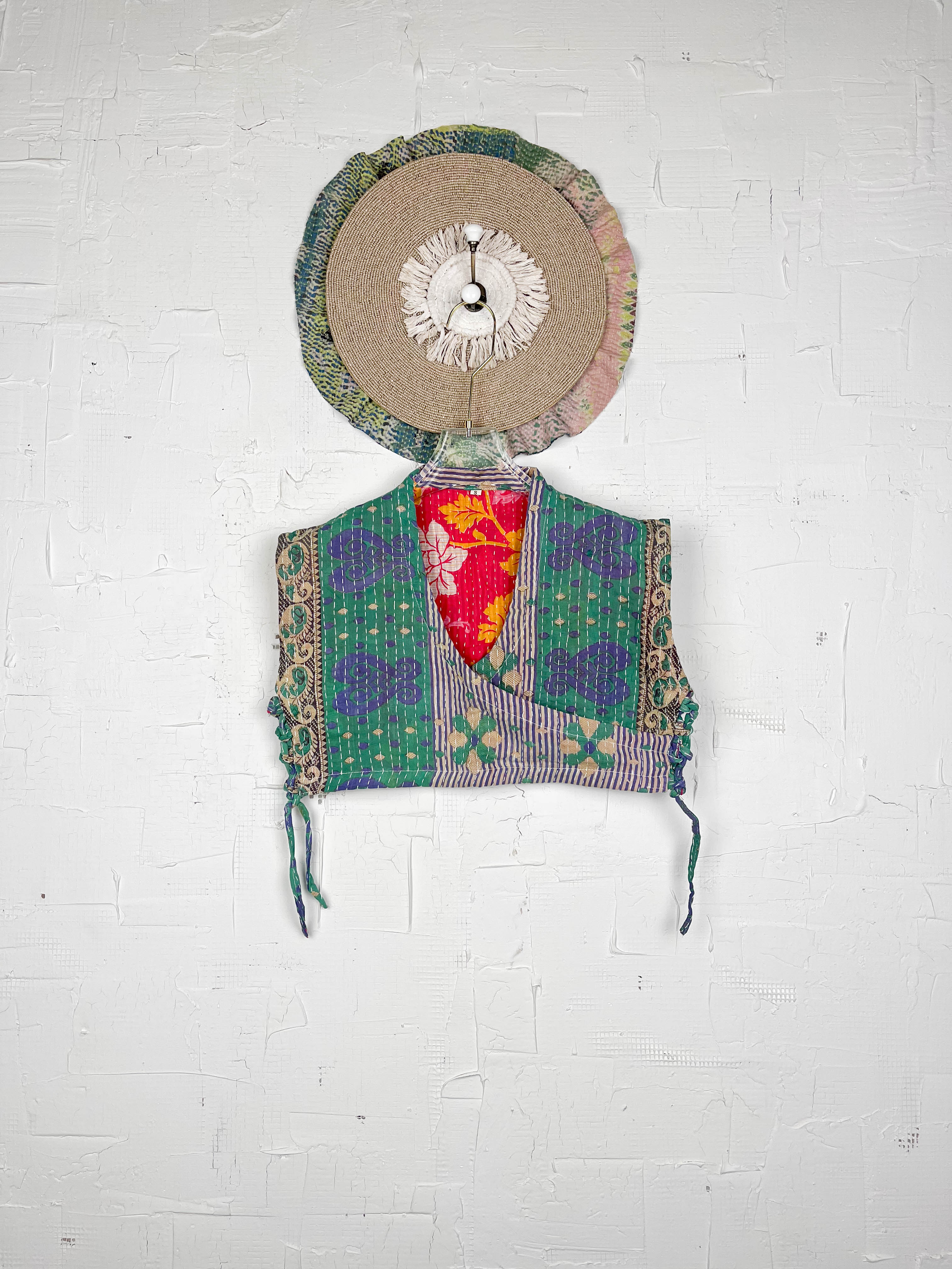 Boho mini top - Love Protect Sustain