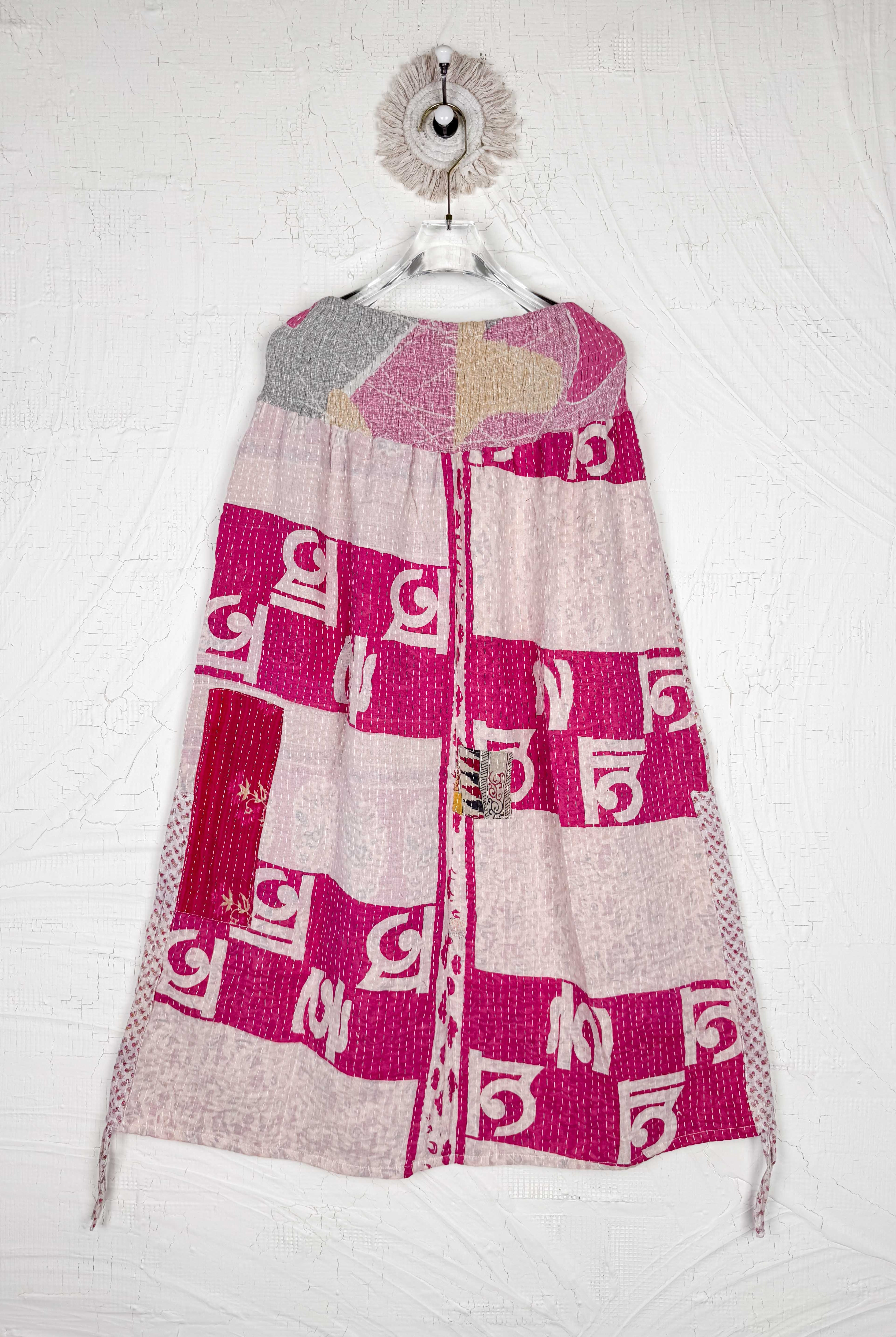 Boho patchwork skirt - Love Protect Sustain