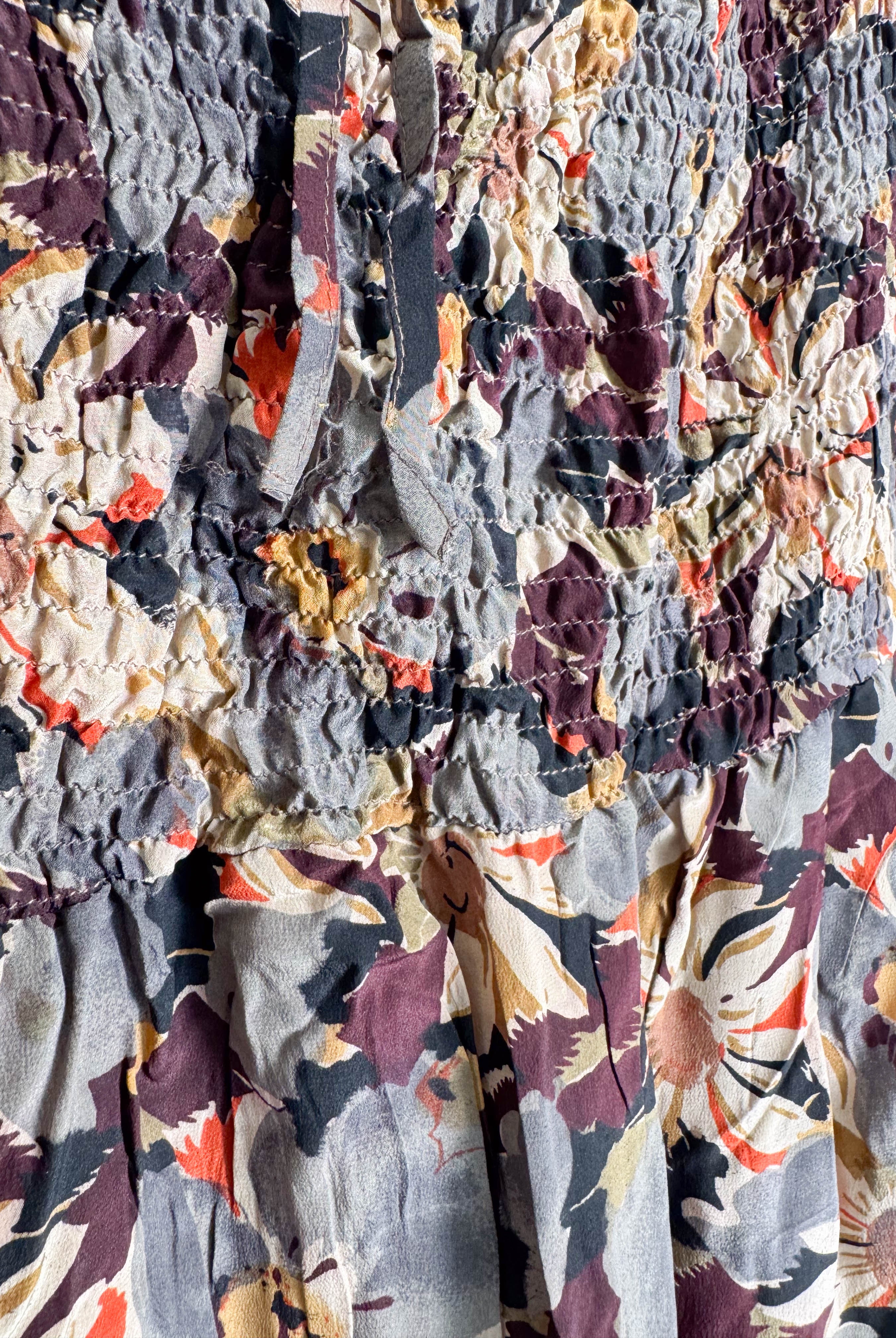 Boho silk dress - Love Protect Sustain