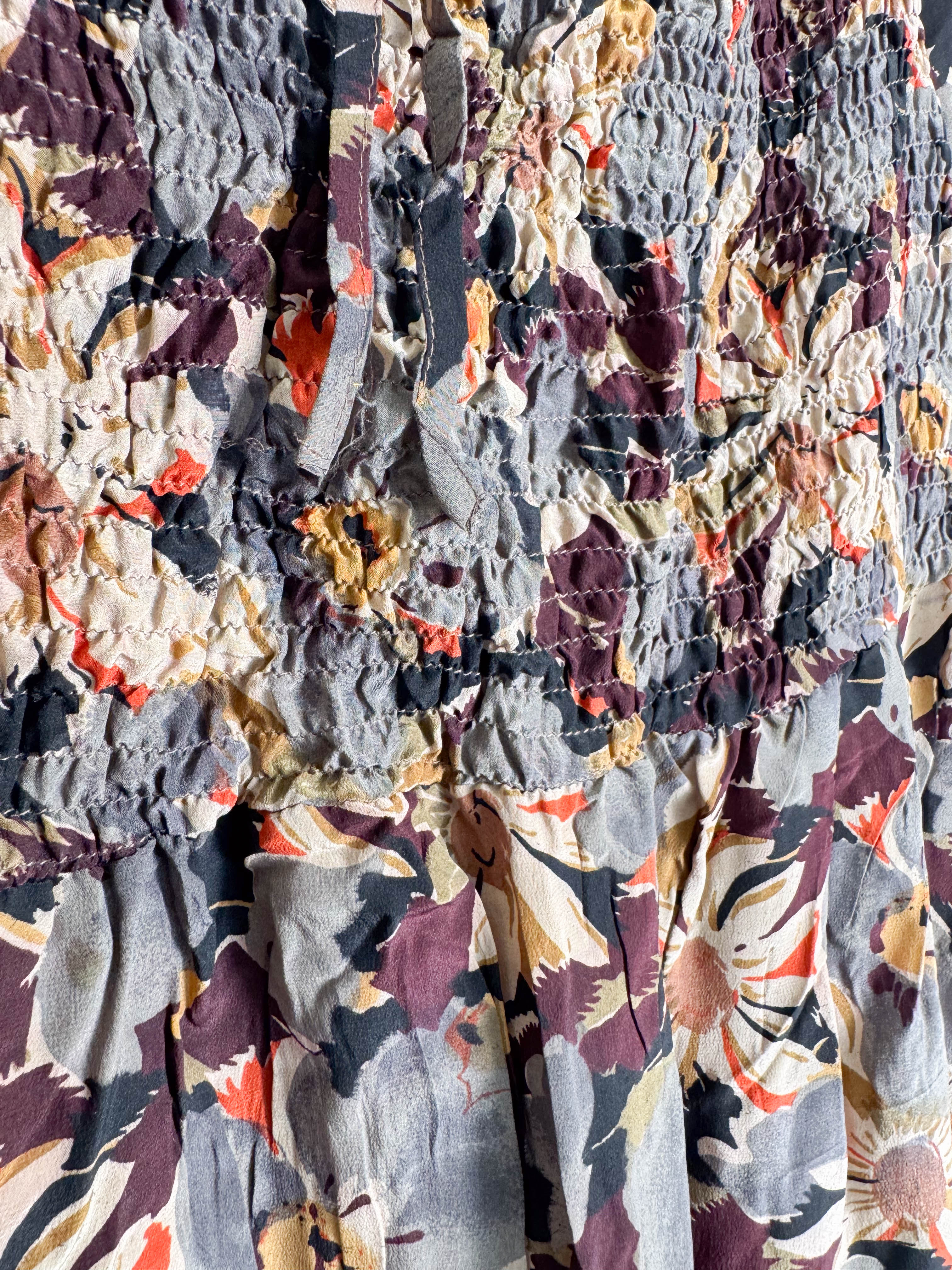 Boho silk dress - Love Protect Sustain