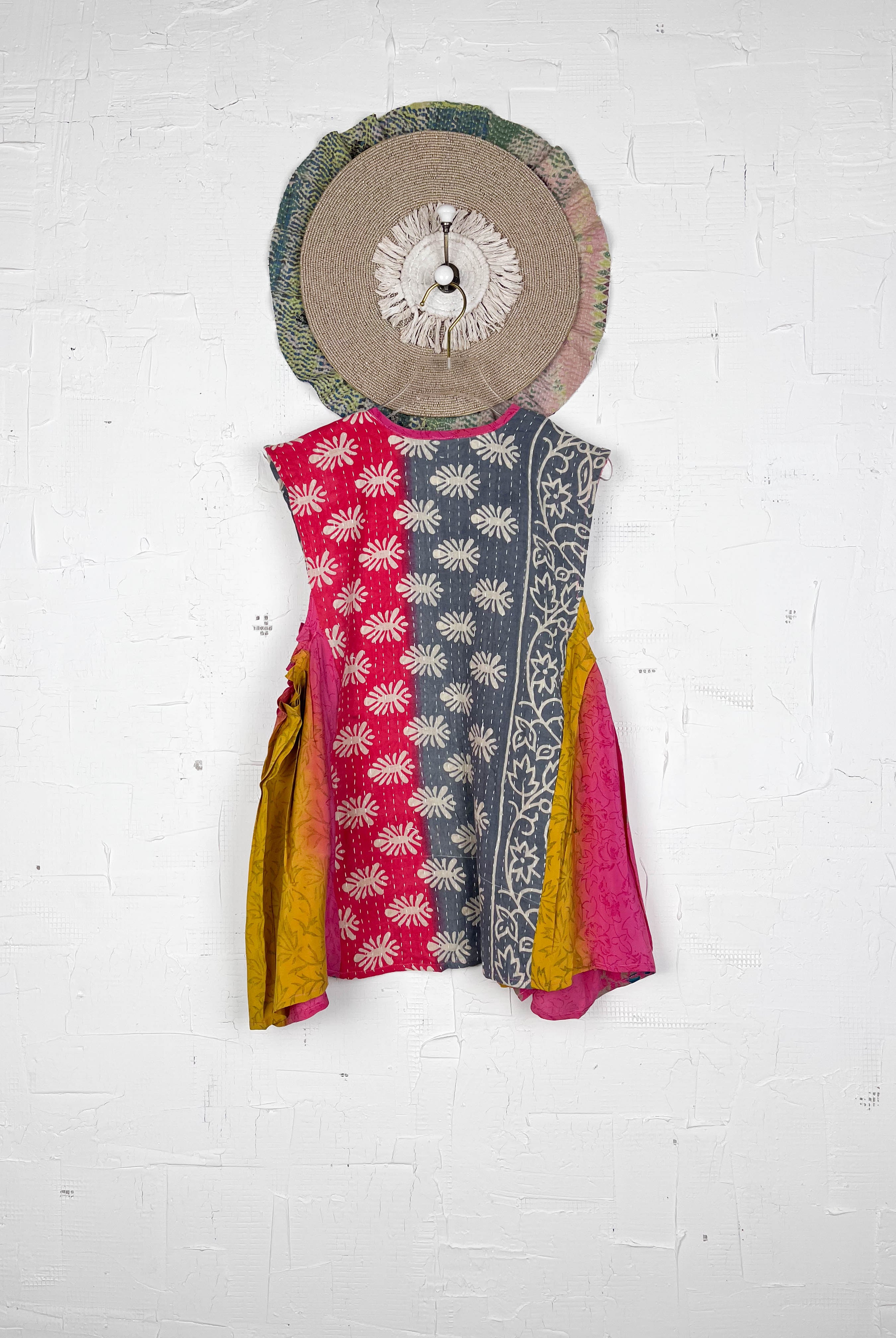 Boho silk vest - Love Protect Sustain