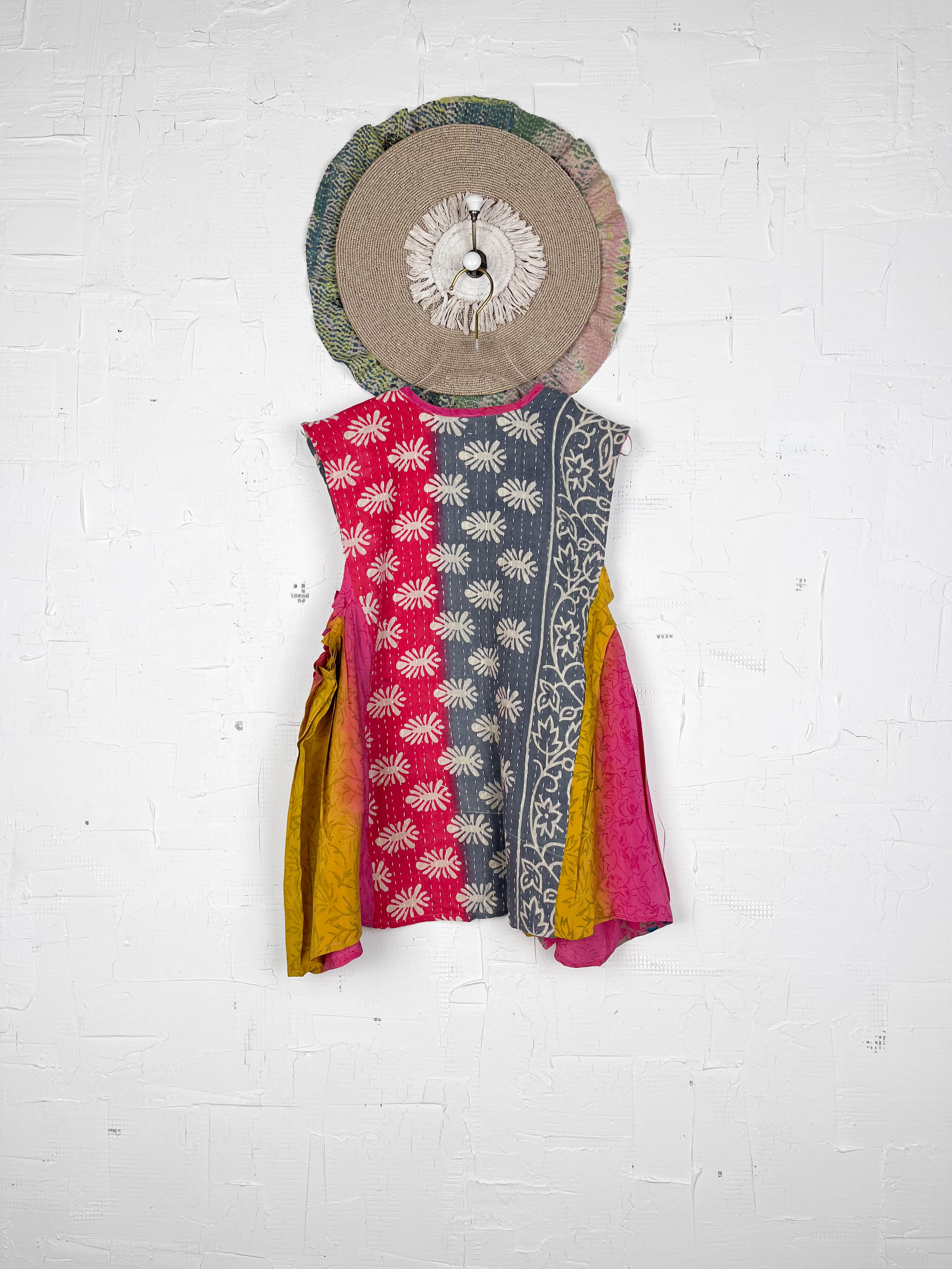 Boho silk vest - Love Protect Sustain