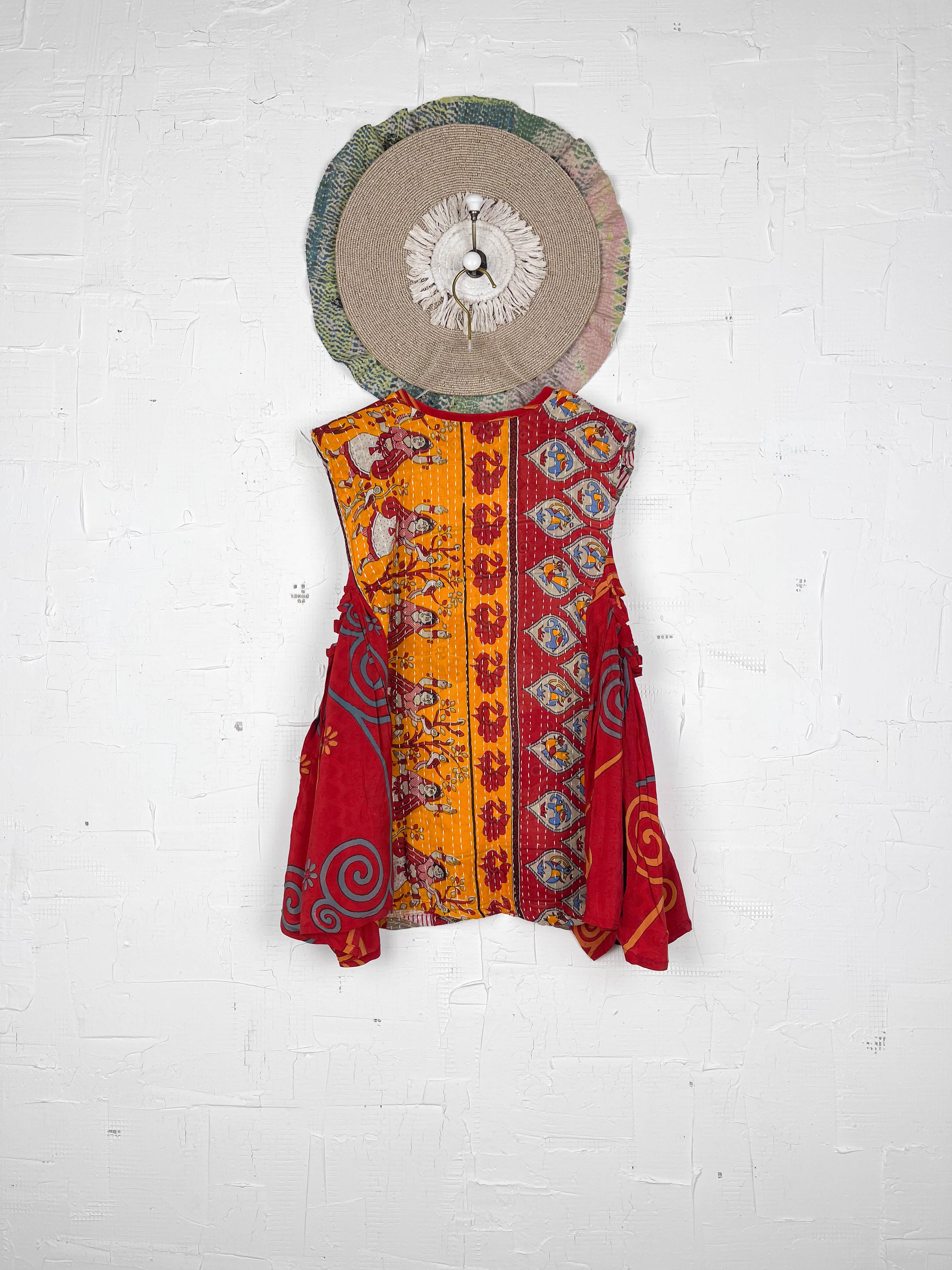 Boho silk vest - Love Protect Sustain