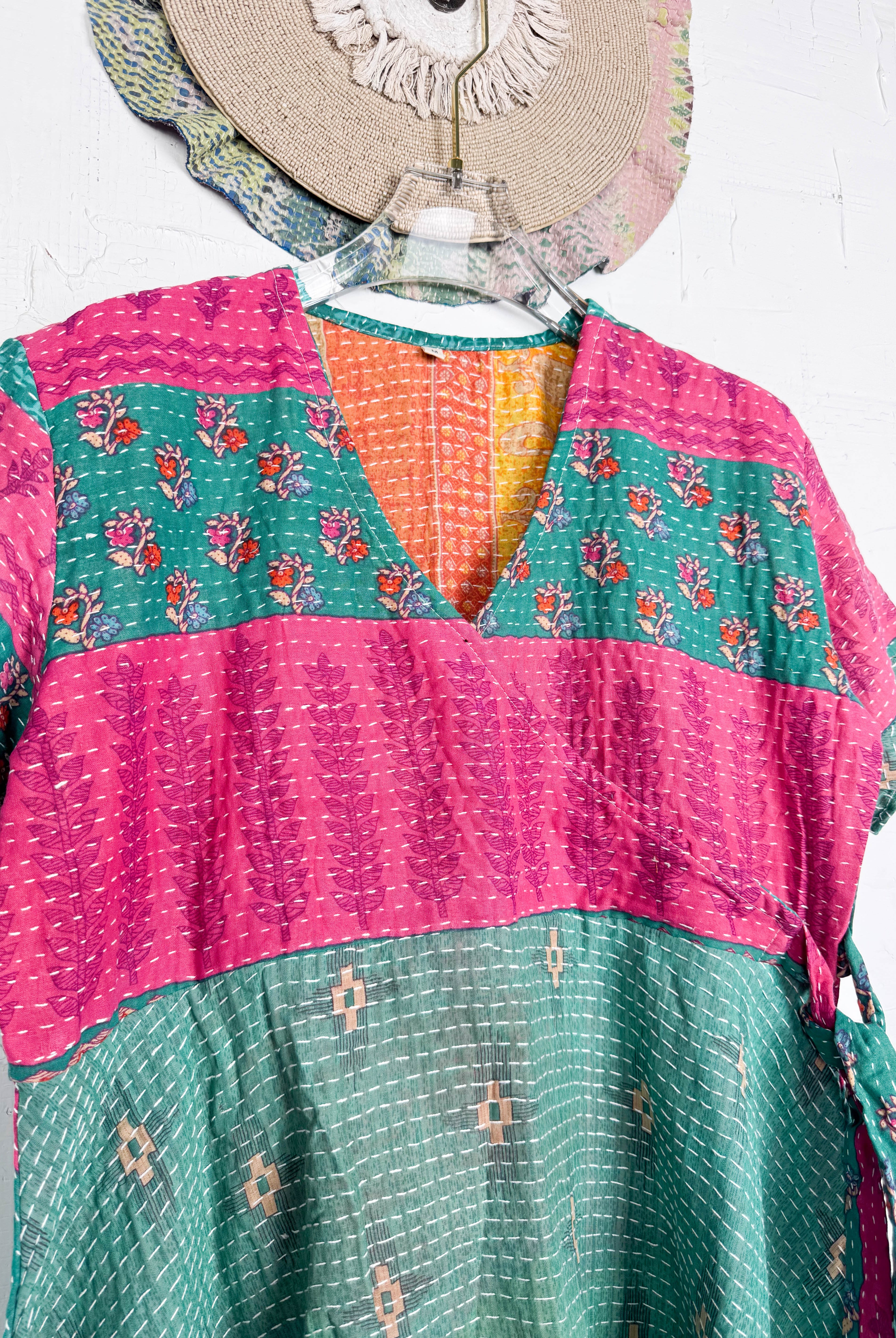 Boho wrap dress - Love Protect Sustain