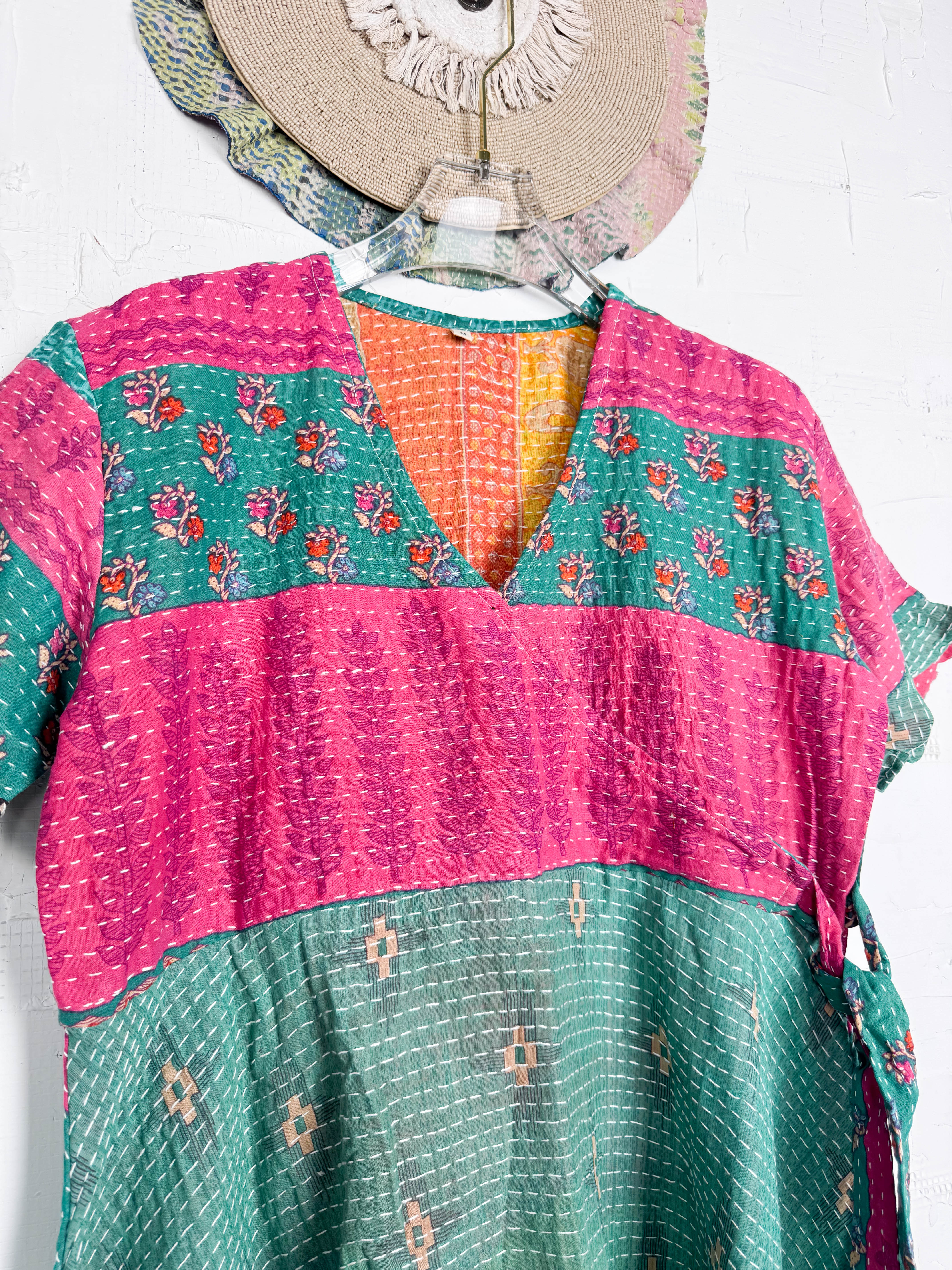 Boho wrap dress - Love Protect Sustain