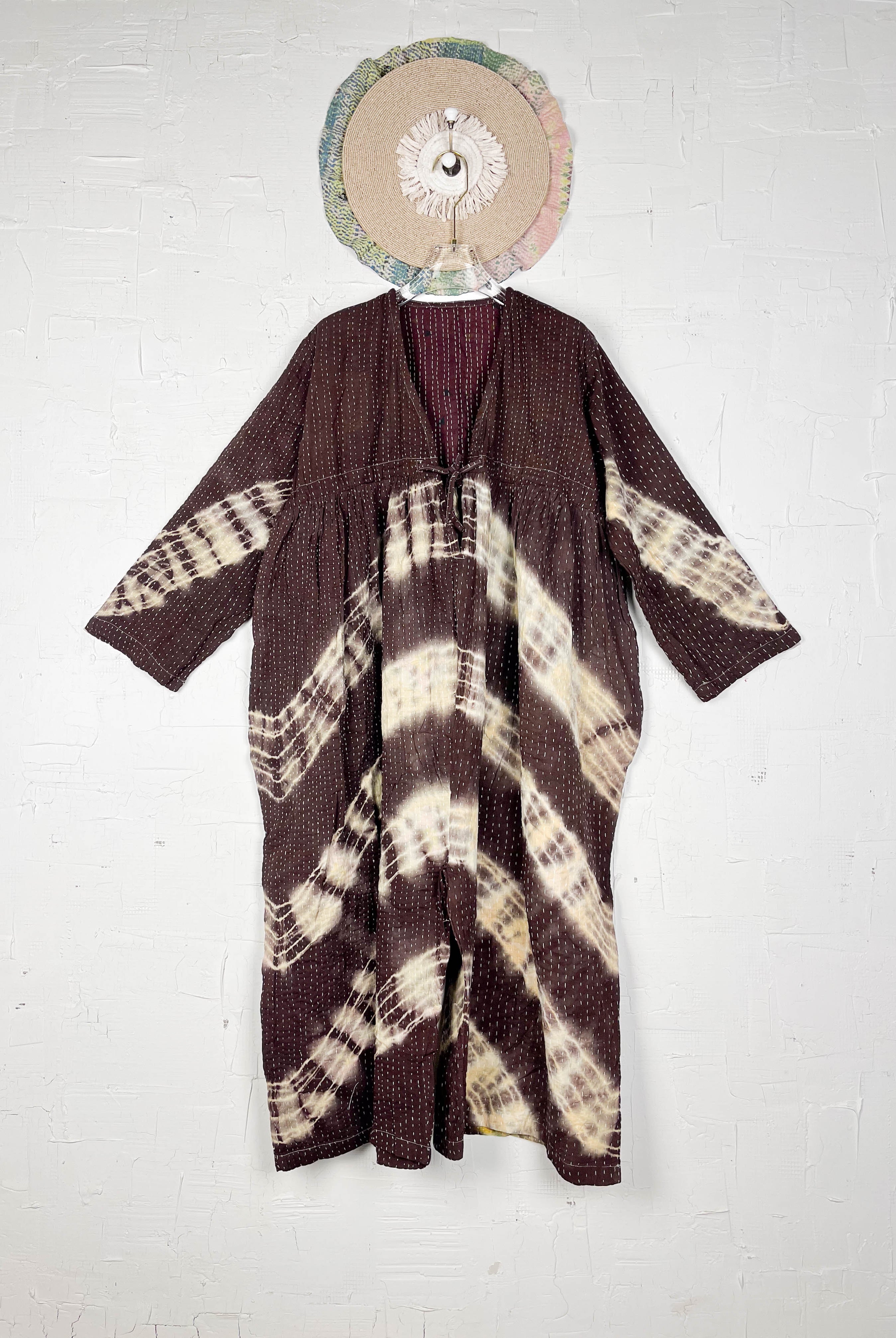 Brown Tie-Dye Jumpsuit - Love Protect Sustain