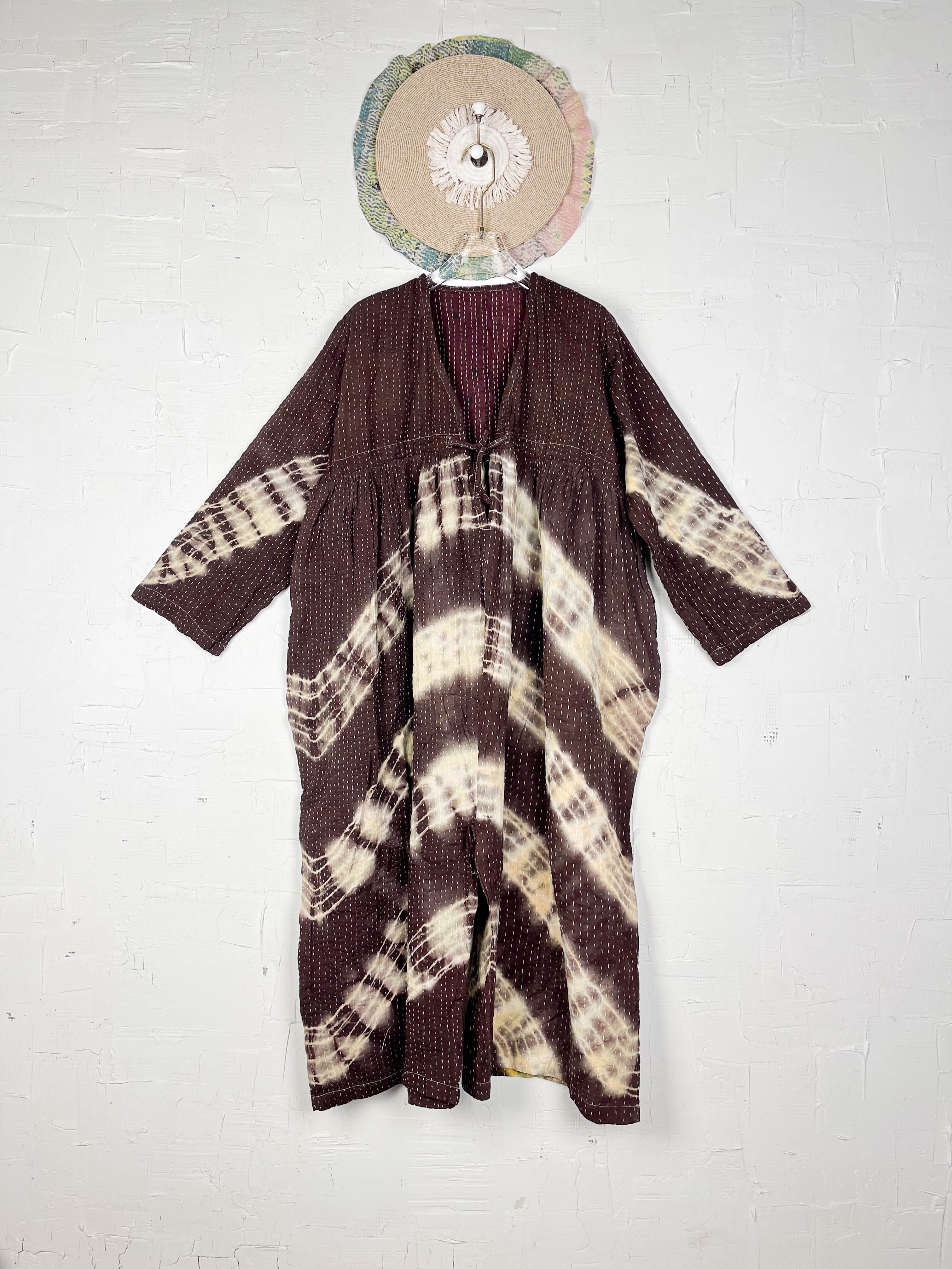 Brown Tie-Dye Jumpsuit - Love Protect Sustain