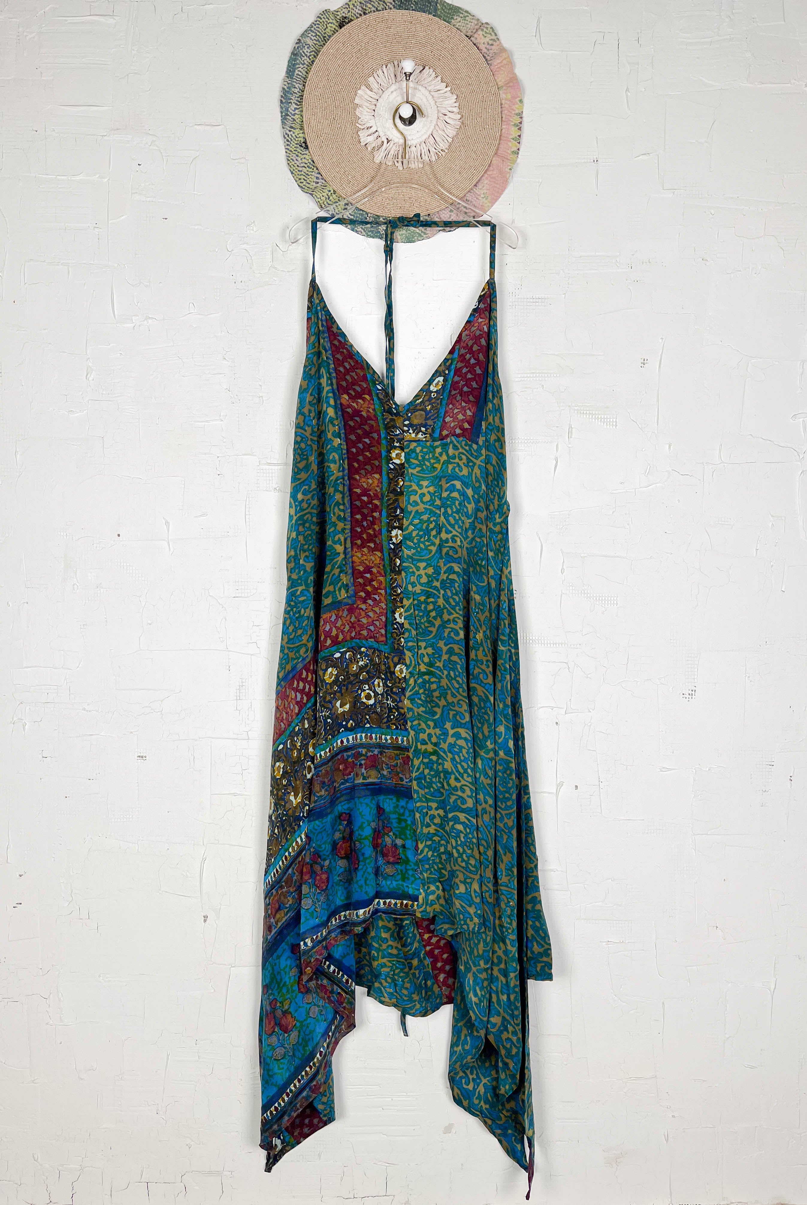 Casual silk dress - Love Protect Sustain