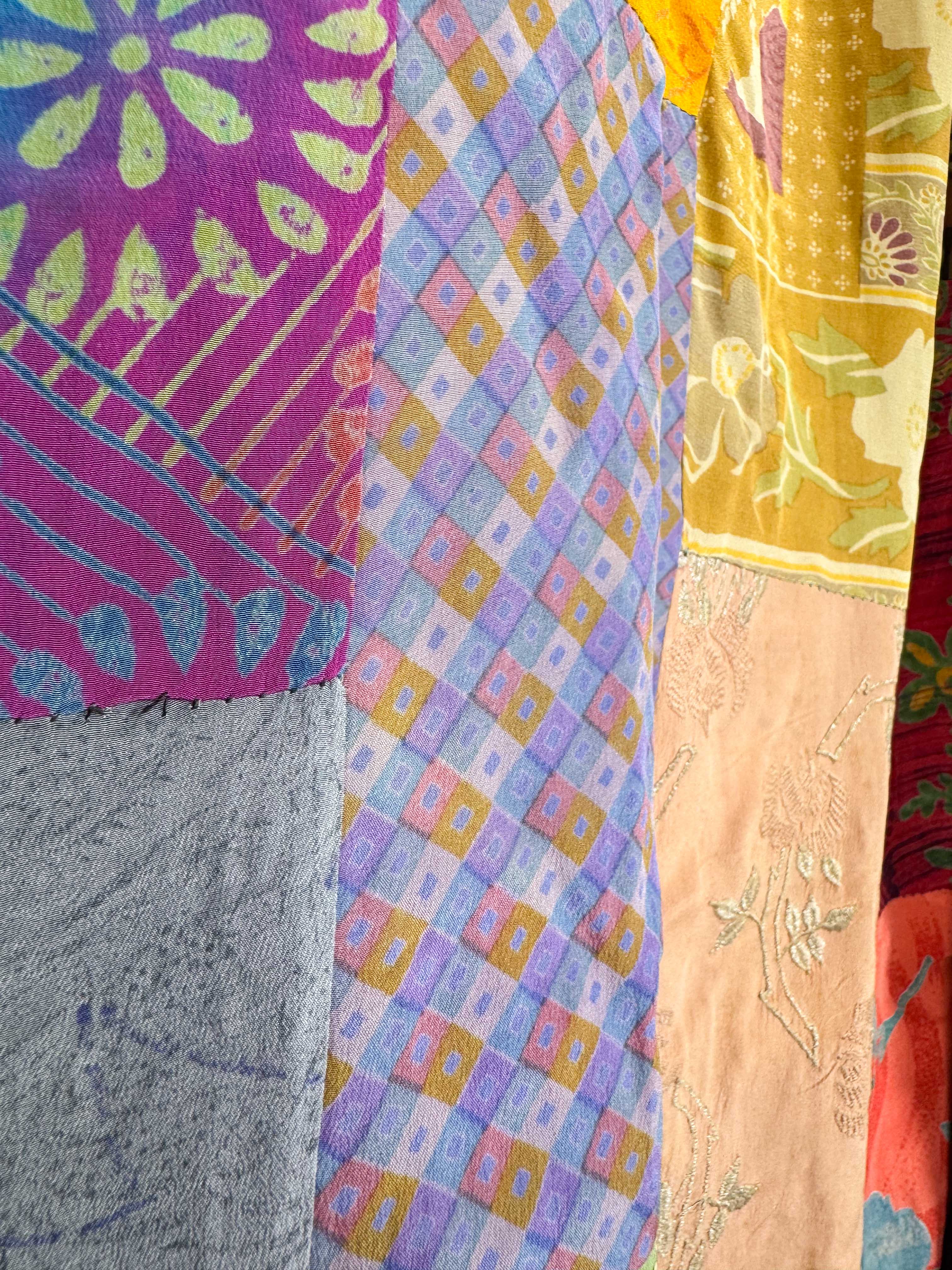 Collection of patterned cloths in various colors - Love Protect Sustain