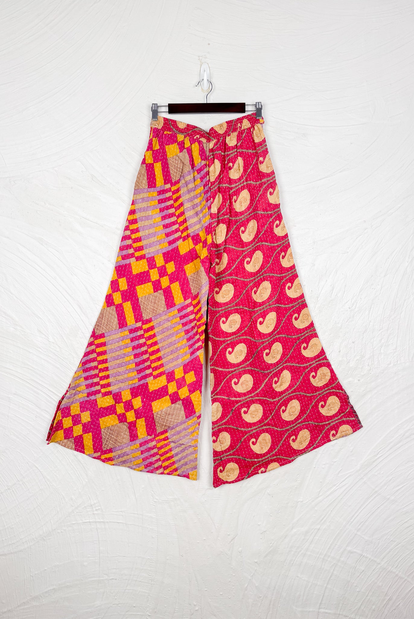 Colorful kantha pants - Love Protect Sustain
