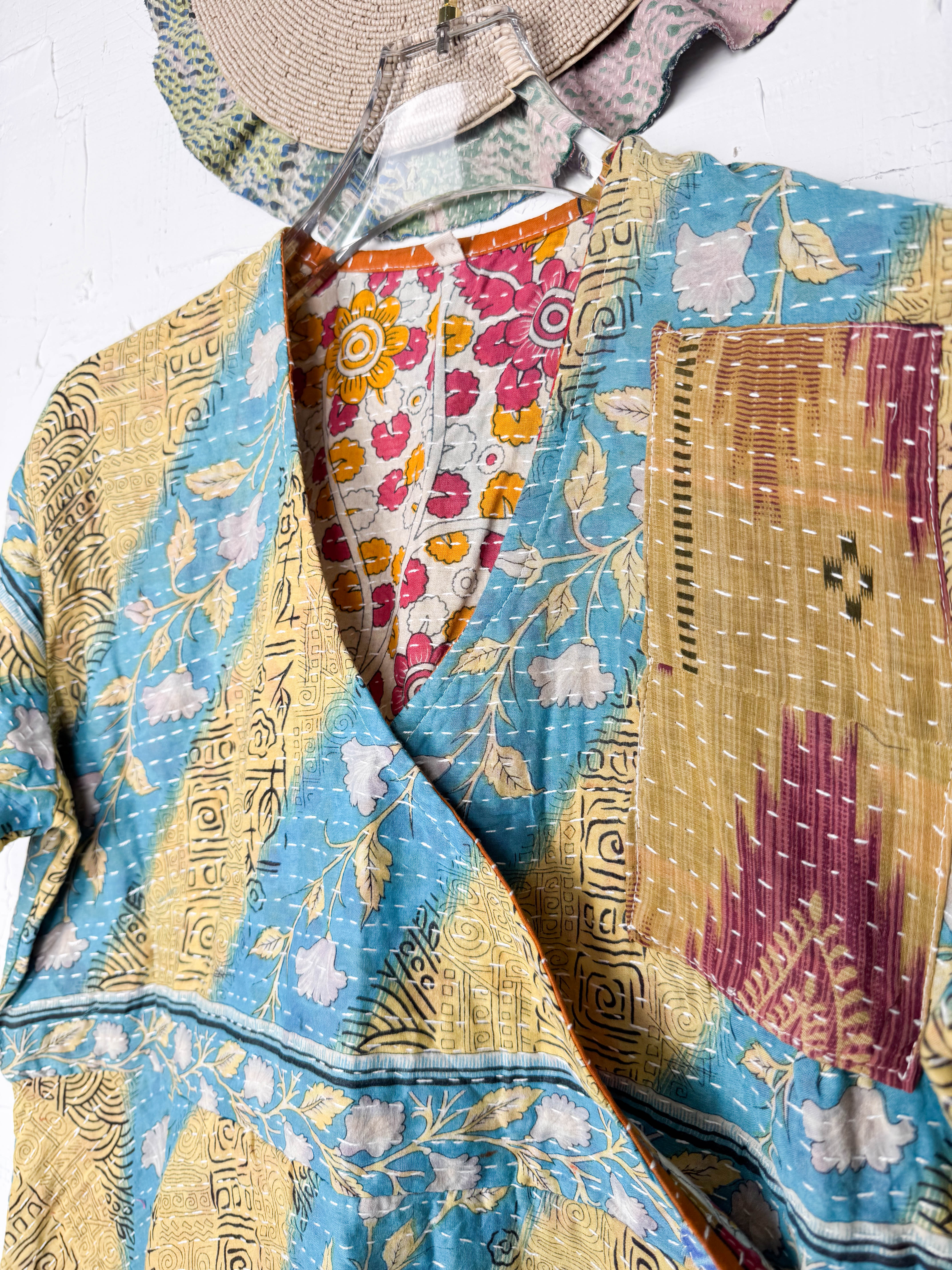 Colorful wrap dress - Love Protect Sustain