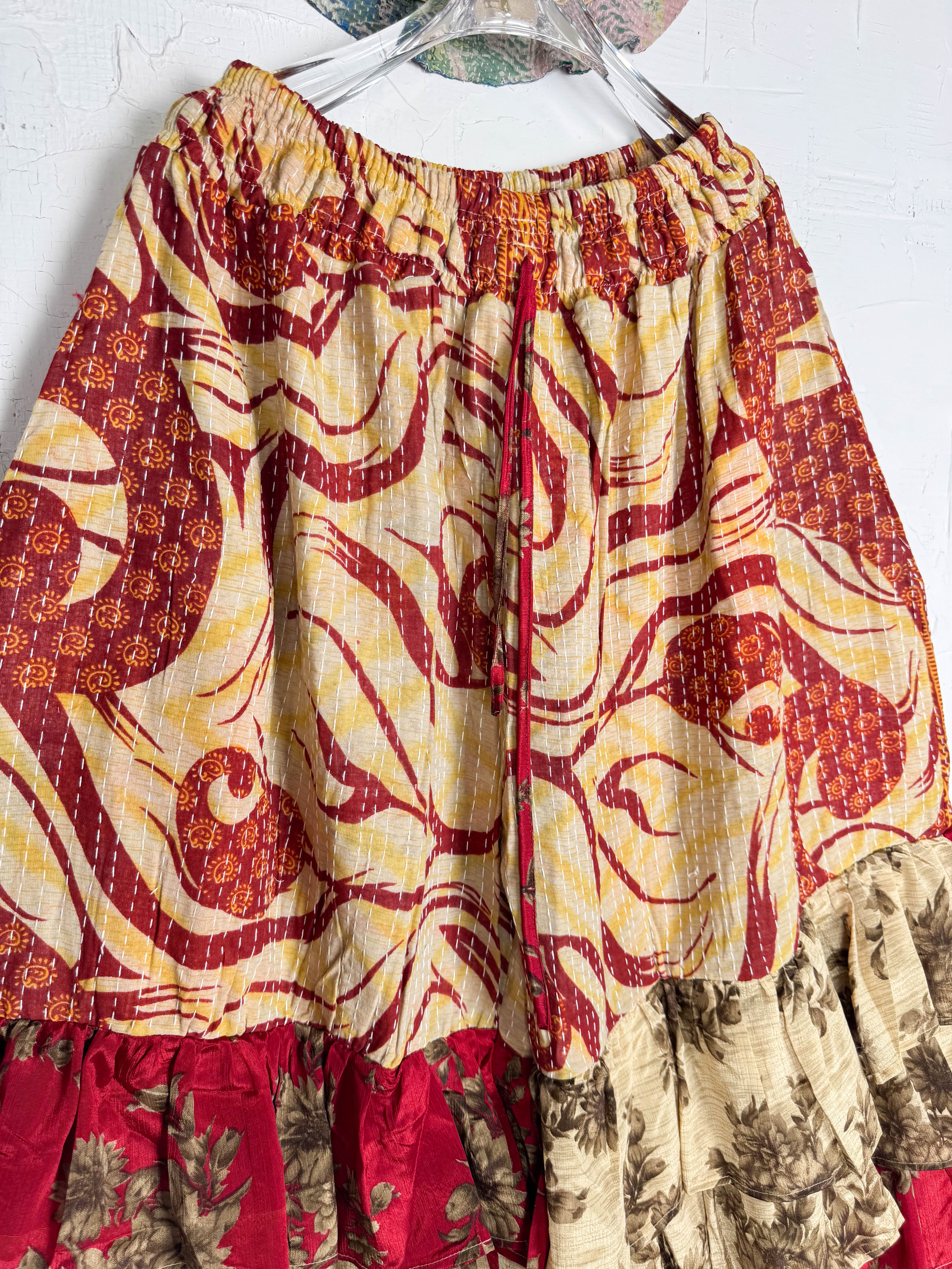 Comfortable maternity silk pants - Love Protect Sustain