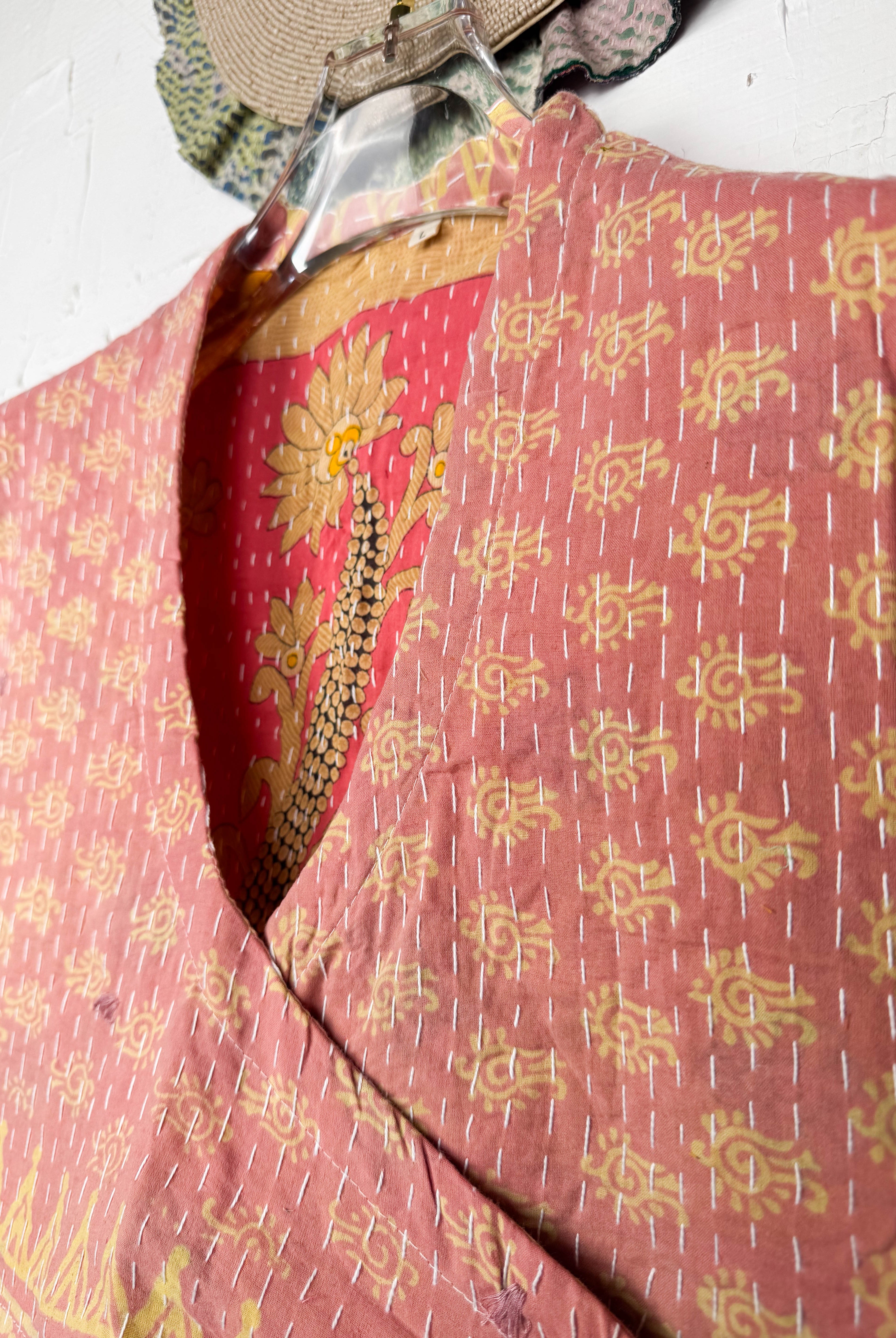 Cotton kantha top - Love Protect Sustain