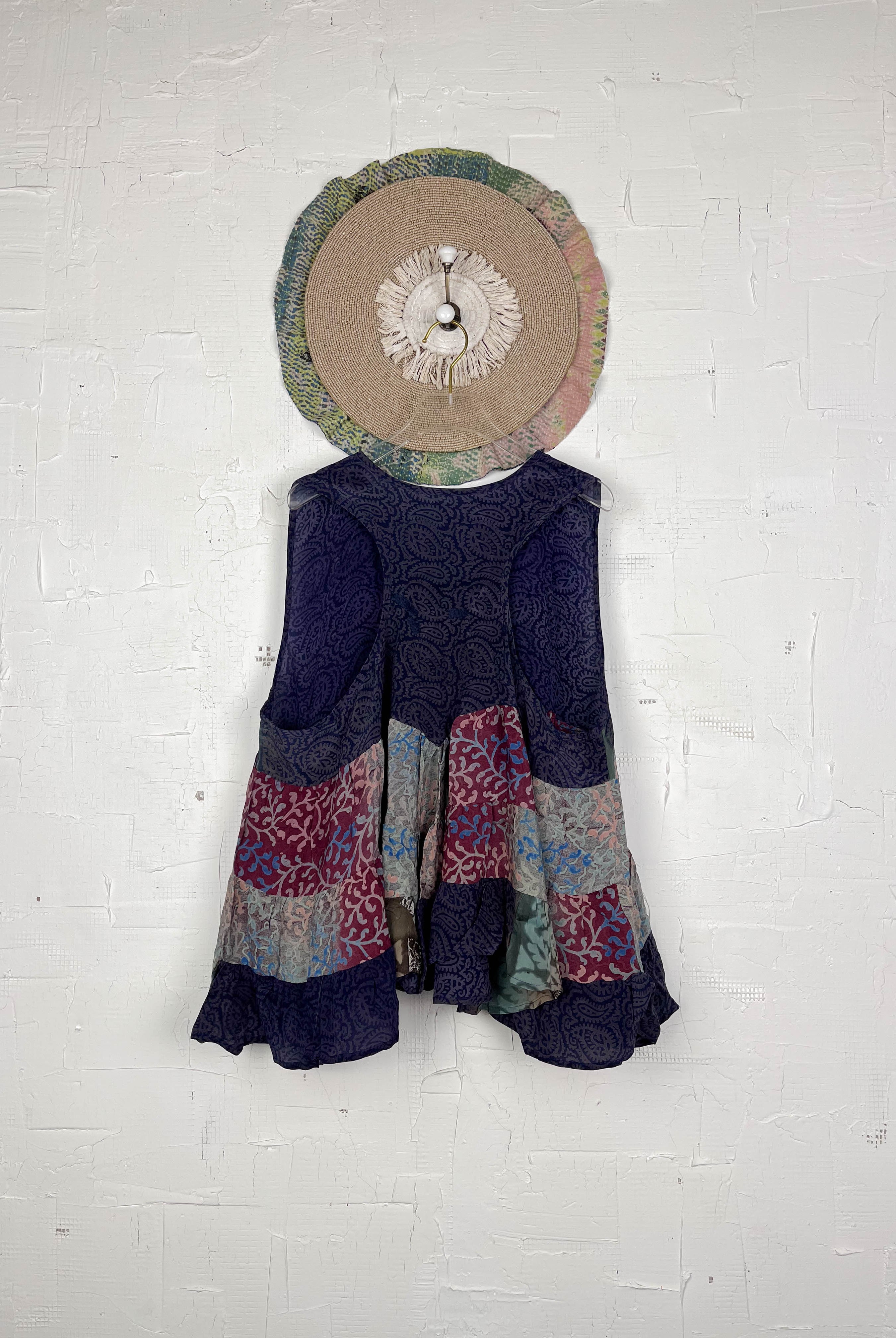 Crepe silk blouse vintage - Love Protect Sustain