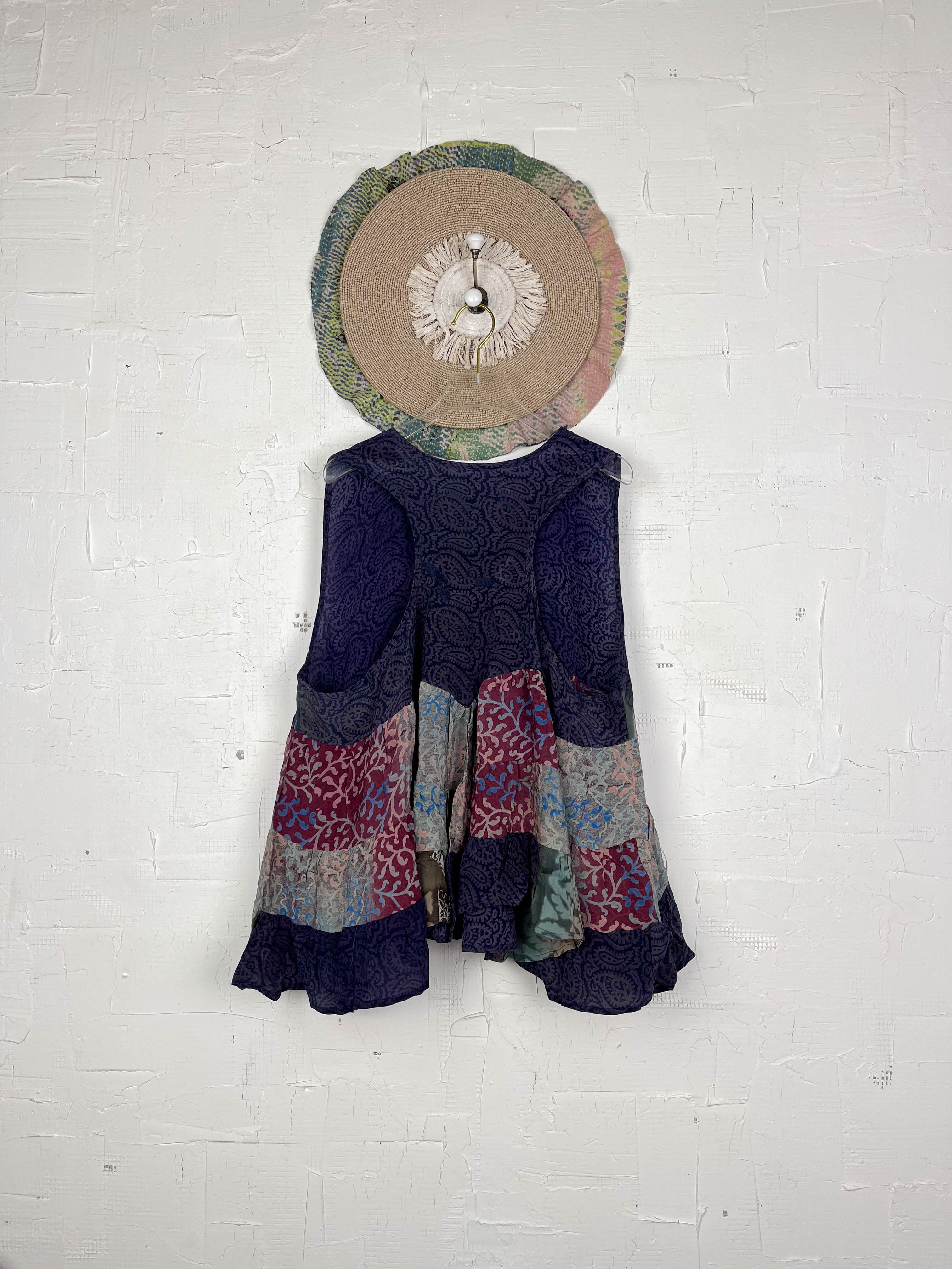 Crepe silk blouse vintage - Love Protect Sustain