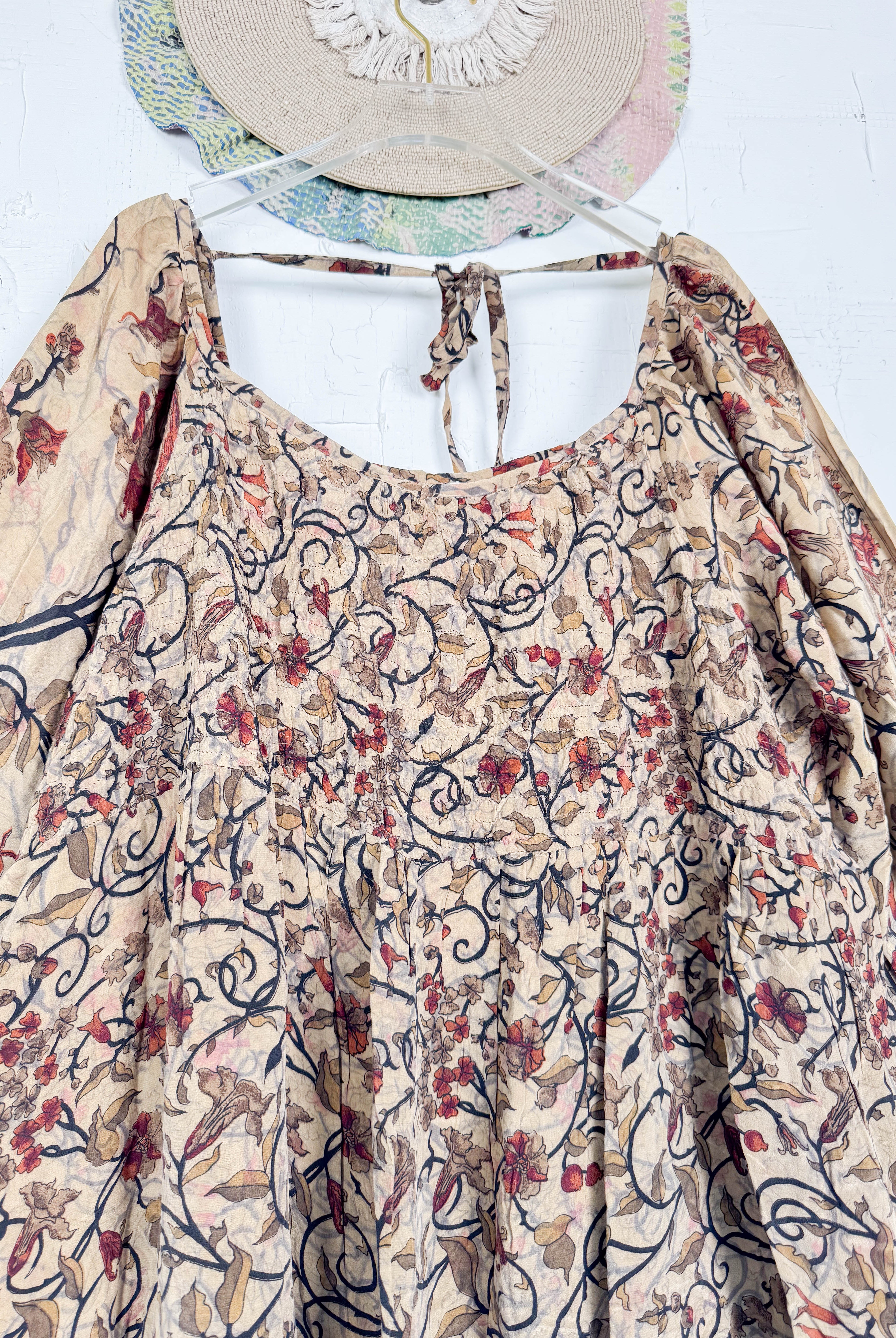 Crepe silk dress - Love Protect Sustain