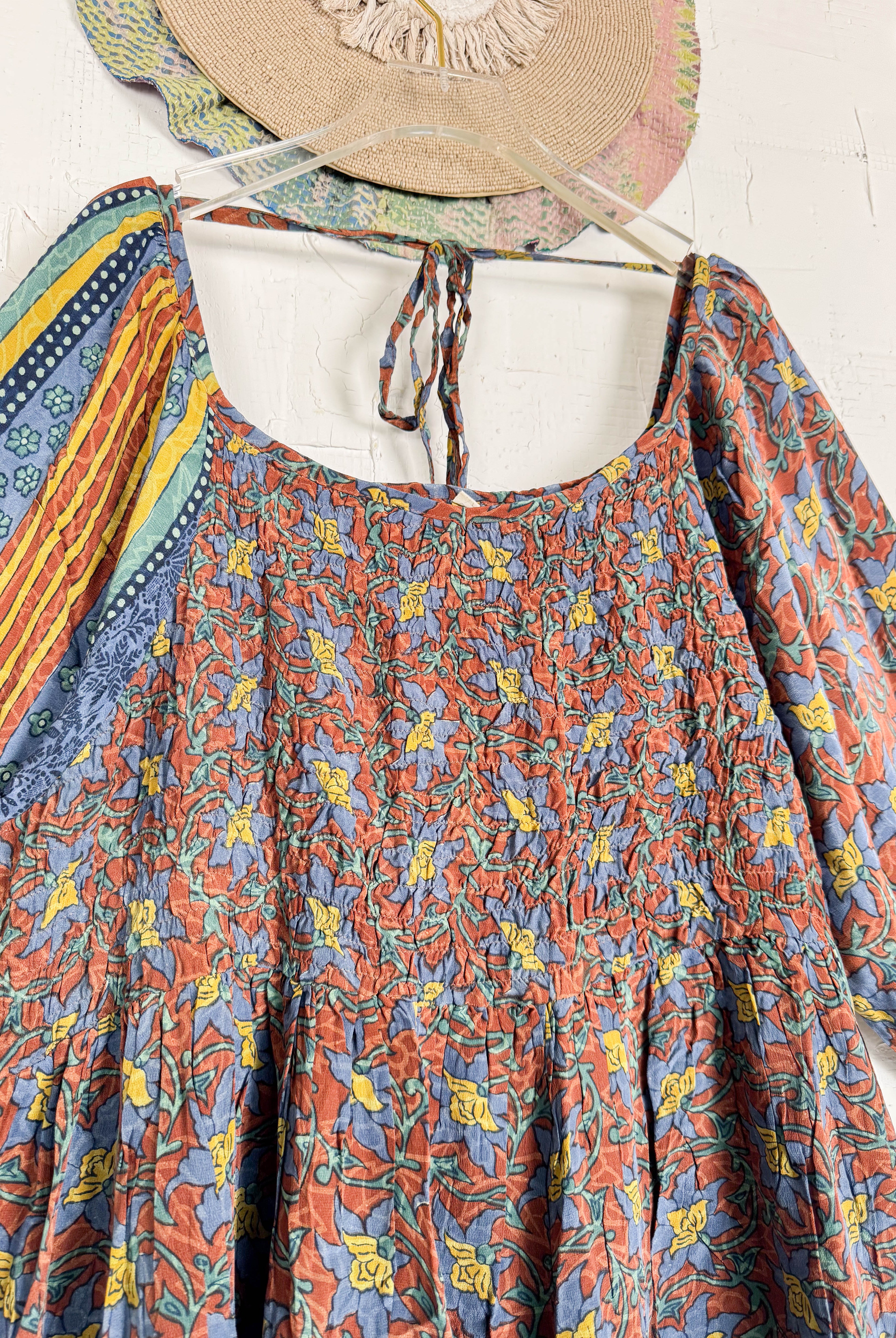 Crepe silk dress - Love Protect Sustain