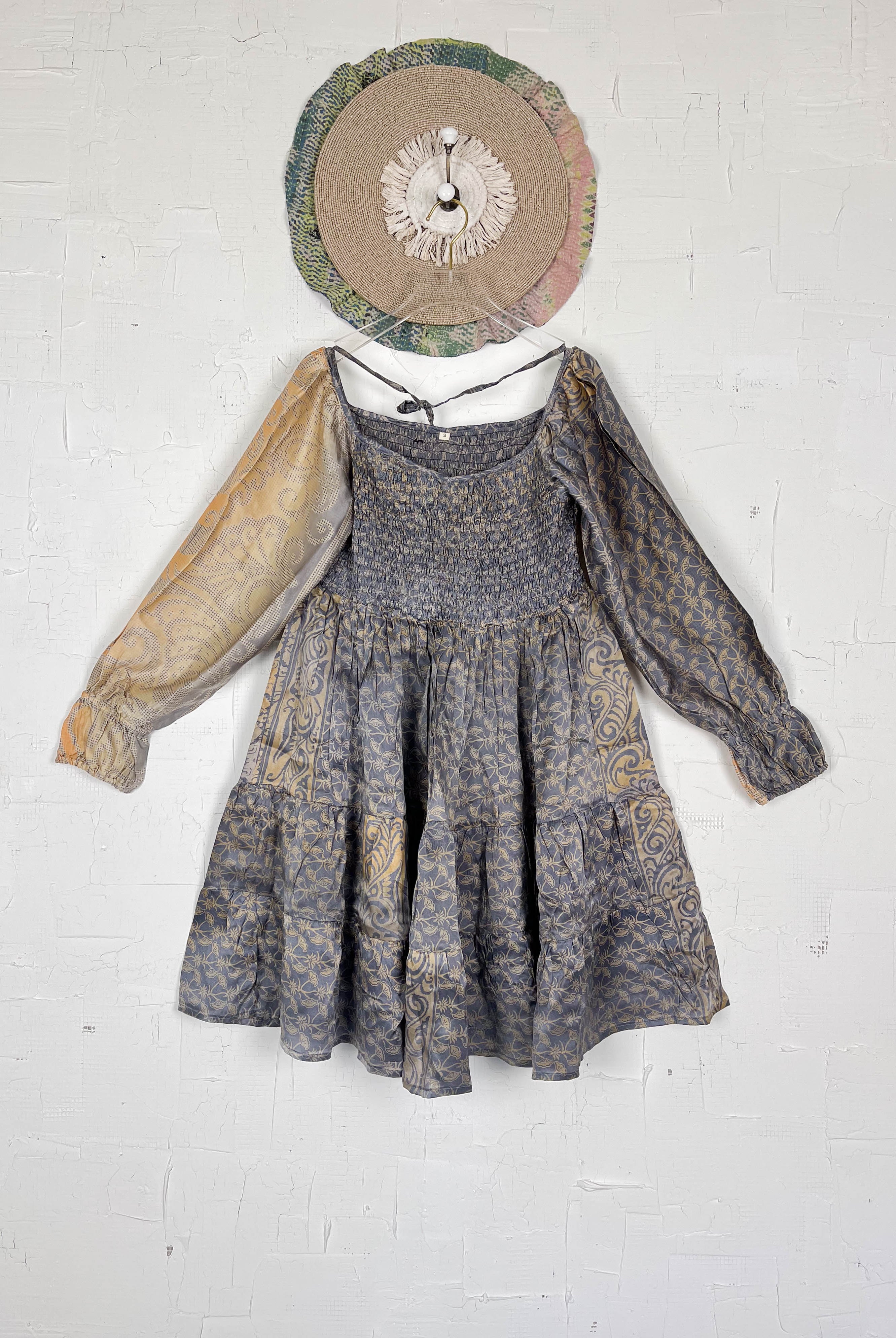 Crepe silk dress - Love Protect Sustain