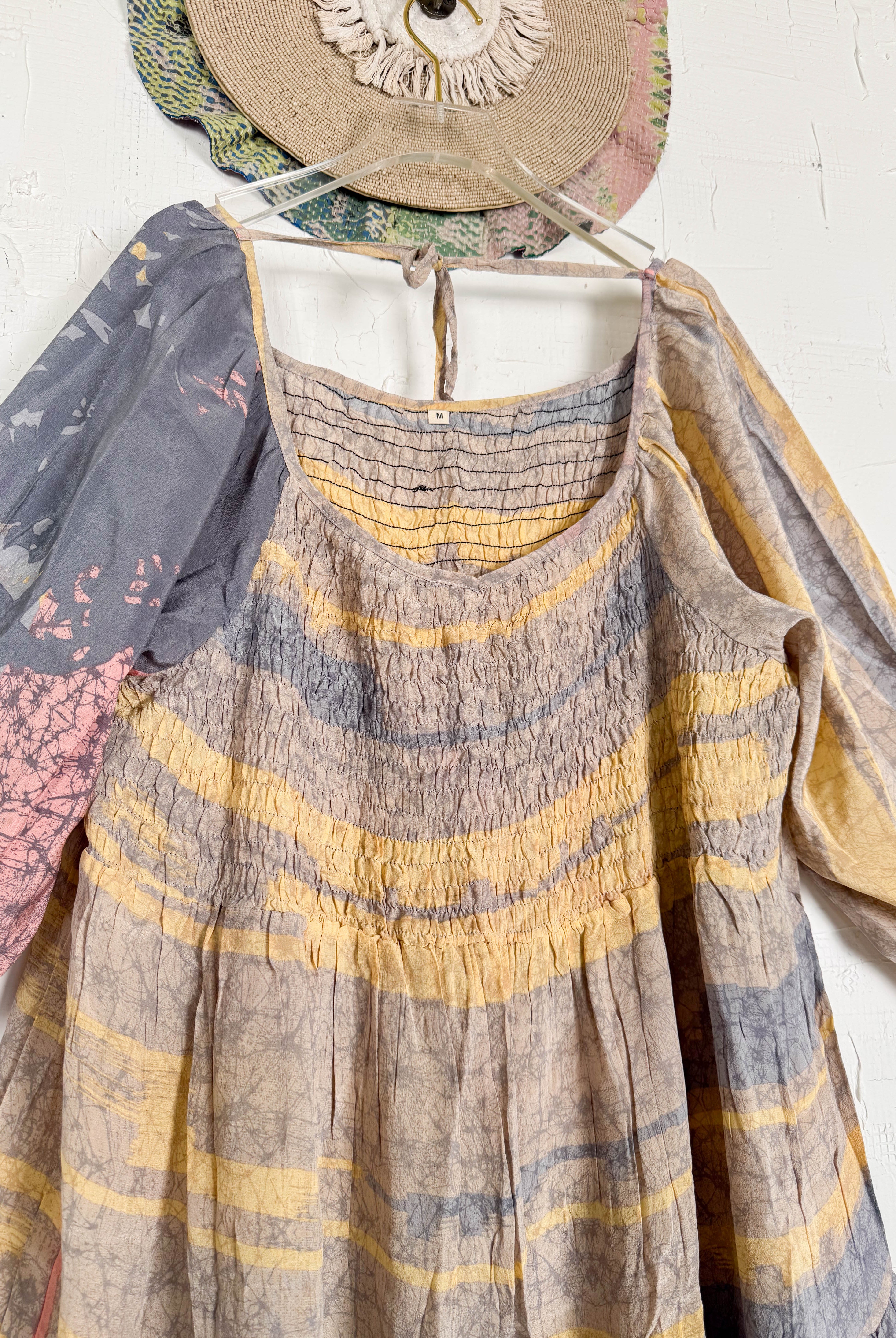 Crepe silk dress - Love Protect Sustain